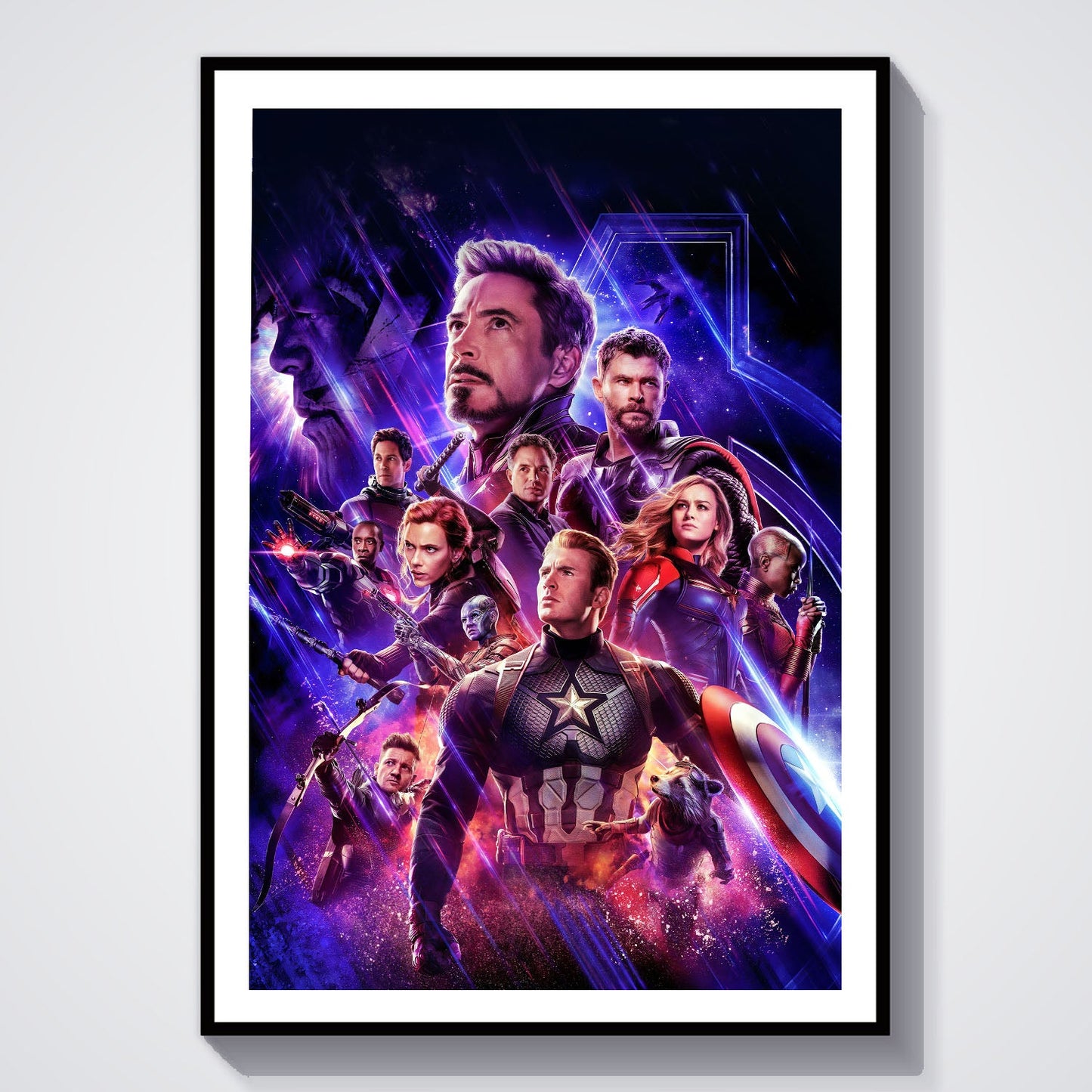 Flex Designs Poster Avengers Endgame Textless 8 x 10" Home Goods - Movie 2019 Movie Poster