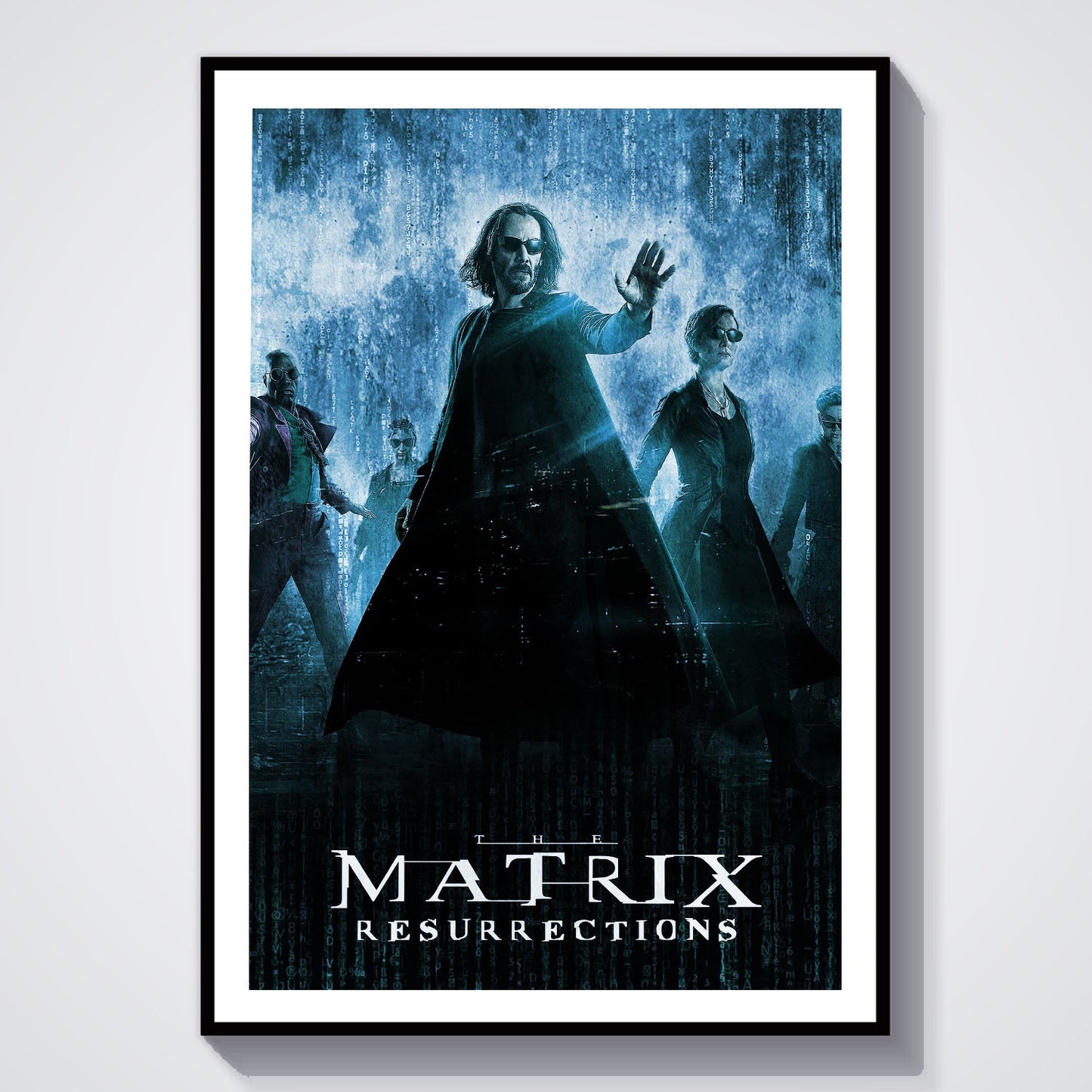 Flex Designs Poster The Matrix Resurrections Classic 8 x 10" Home Goods - Movie 2021 Movie Poster