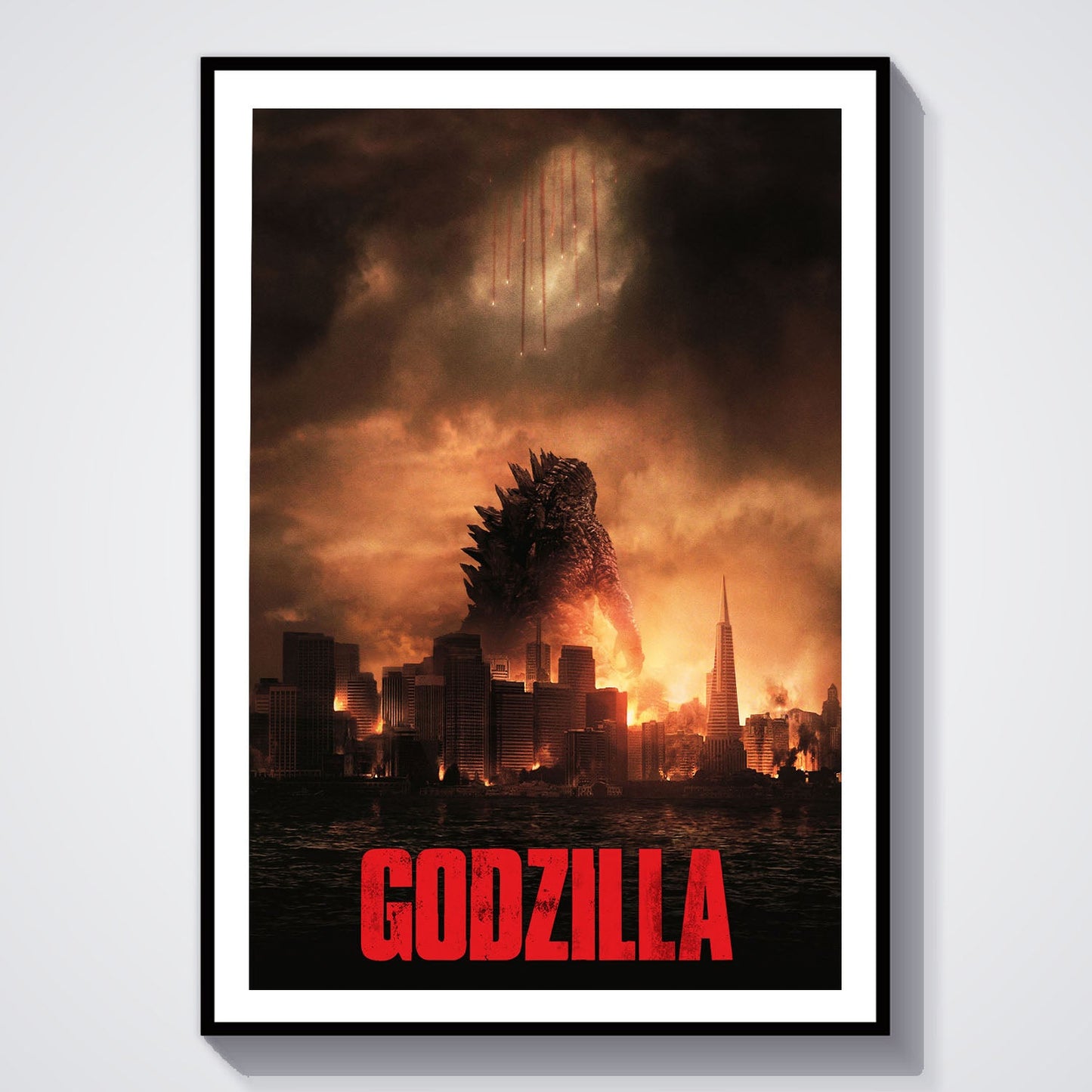 Flex Designs Poster Godzilla 2014 8 x 10" Home Goods - Movie 2014 Movie Poster