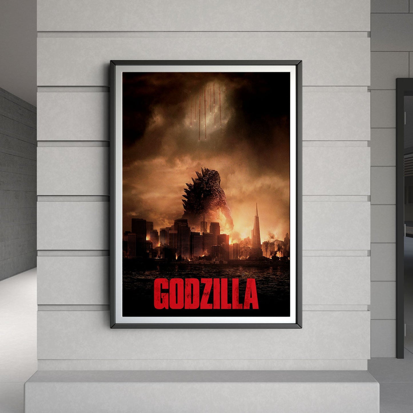 Flex Designs Poster Godzilla 2014 8 x 10" Home Goods - Movie 2014 Movie Poster