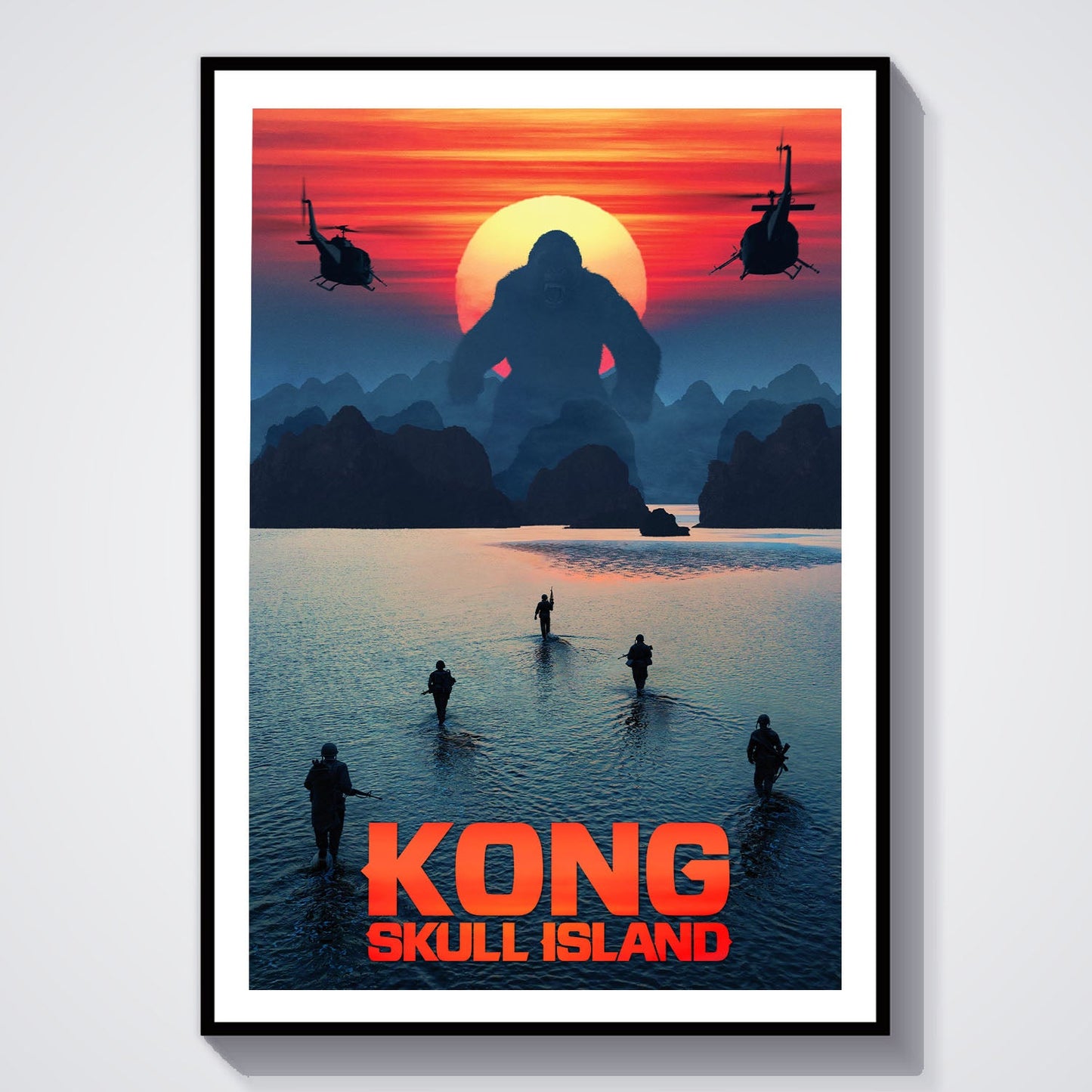 Flex Designs Poster Kong Skull Island 8 x 10" Home Goods - Movie 2017 Movie Poster