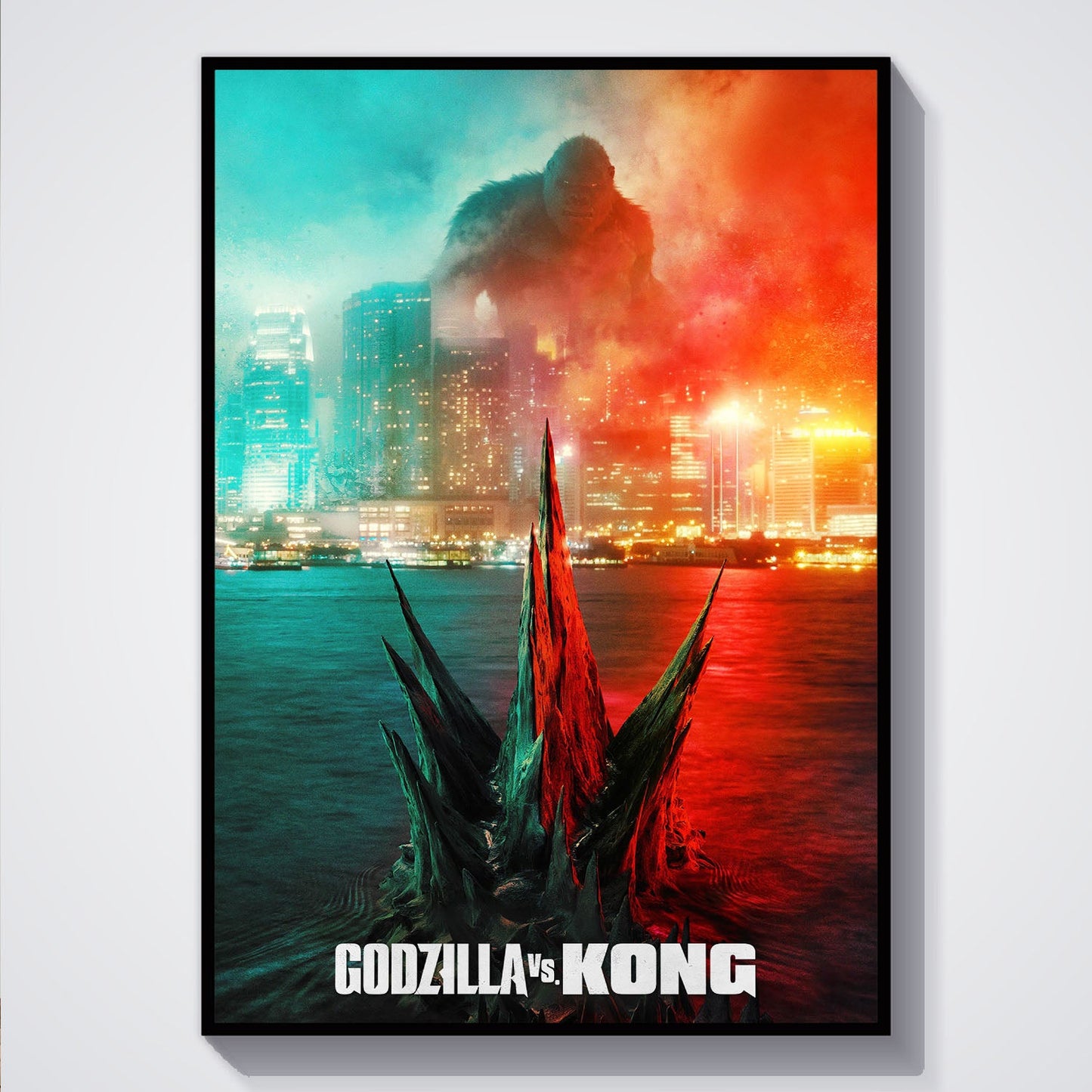 Flex Designs Poster Godzilla vs Kong 5 x 7" Home Goods - Movie 2021 Movie Poster