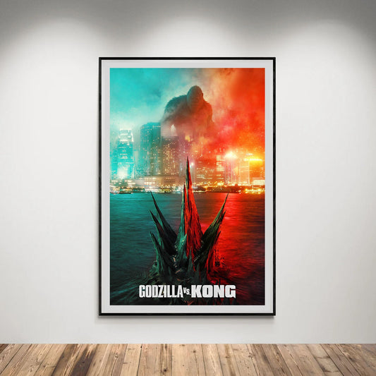 Flex Designs Poster Godzilla vs Kong 5 x 7" Home Goods - Movie 2021 Movie Poster