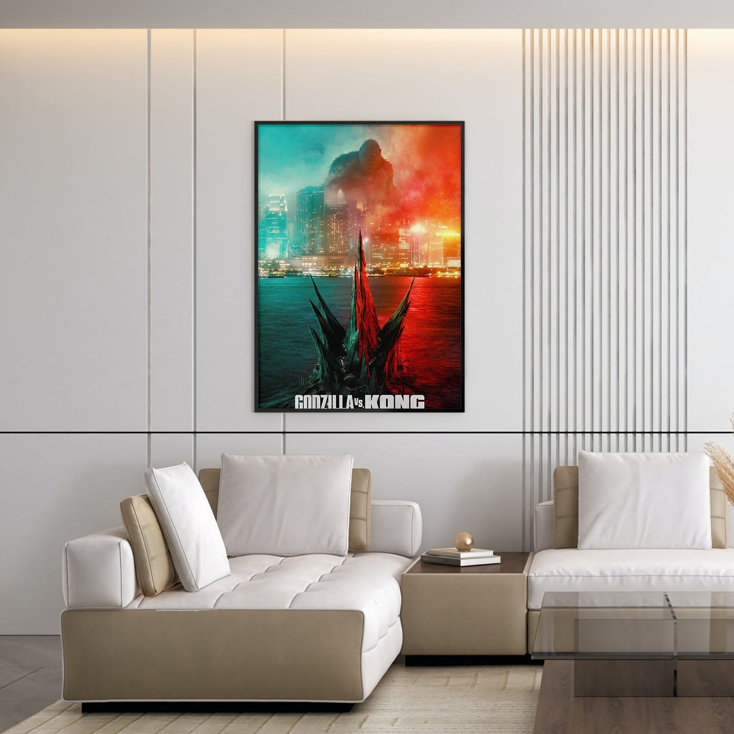 Flex Designs Poster Godzilla vs Kong 5 x 7" Home Goods - Movie 2021 Movie Poster