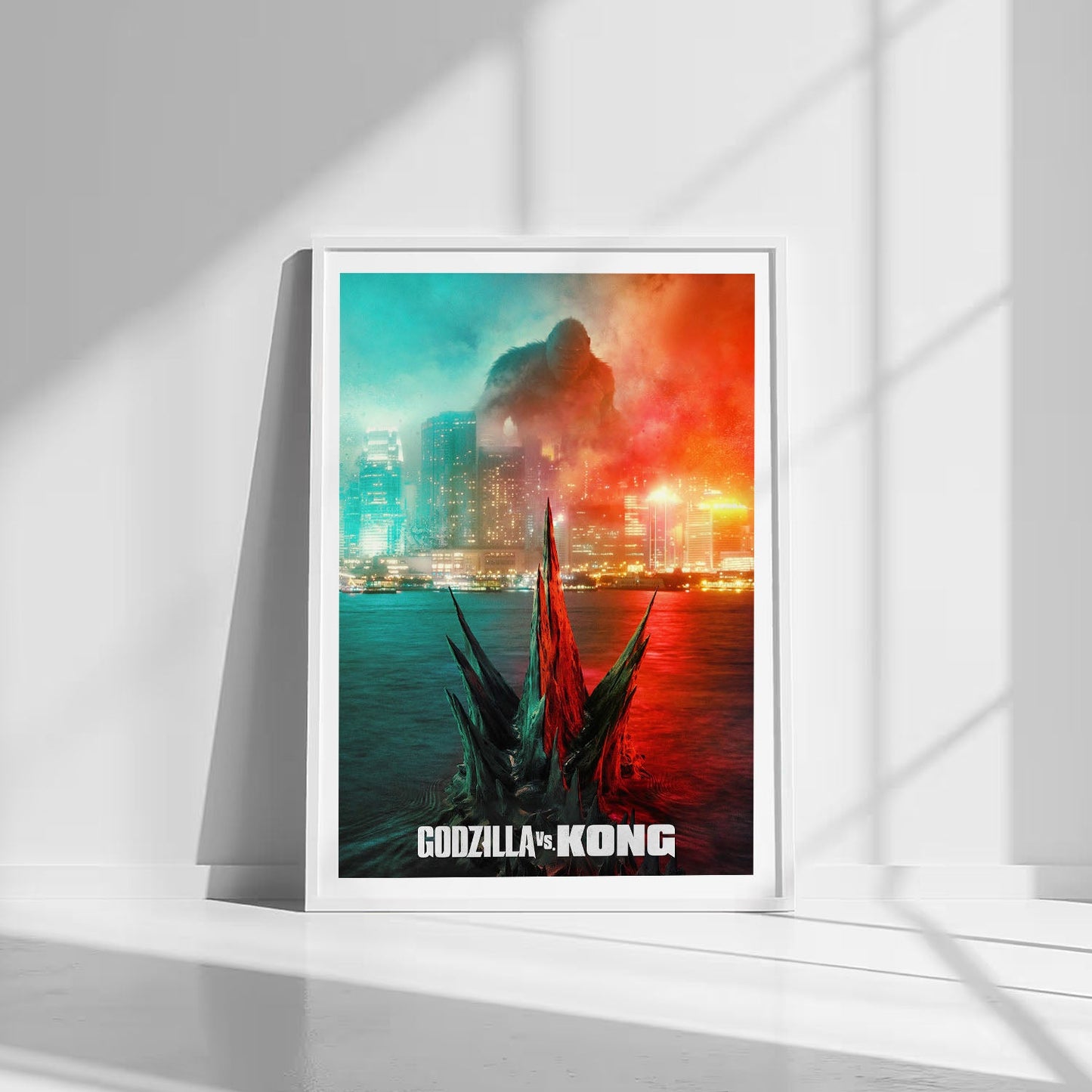 Flex Designs Poster Godzilla vs Kong 8 x 10" Home Goods - Movie 2021 Movie Poster