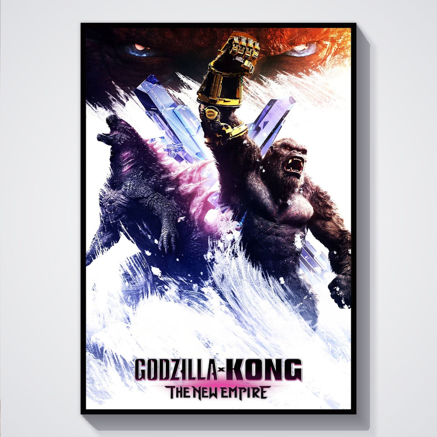 Flex Designs Poster Godzilla x Kong The New Empire 5 x 7" Home Goods - Movie 2024 Movie Poster