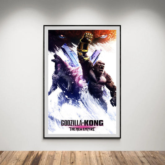 Flex Designs Poster Godzilla x Kong The New Empire 5 x 7" Home Goods - Movie 2024 Movie Poster