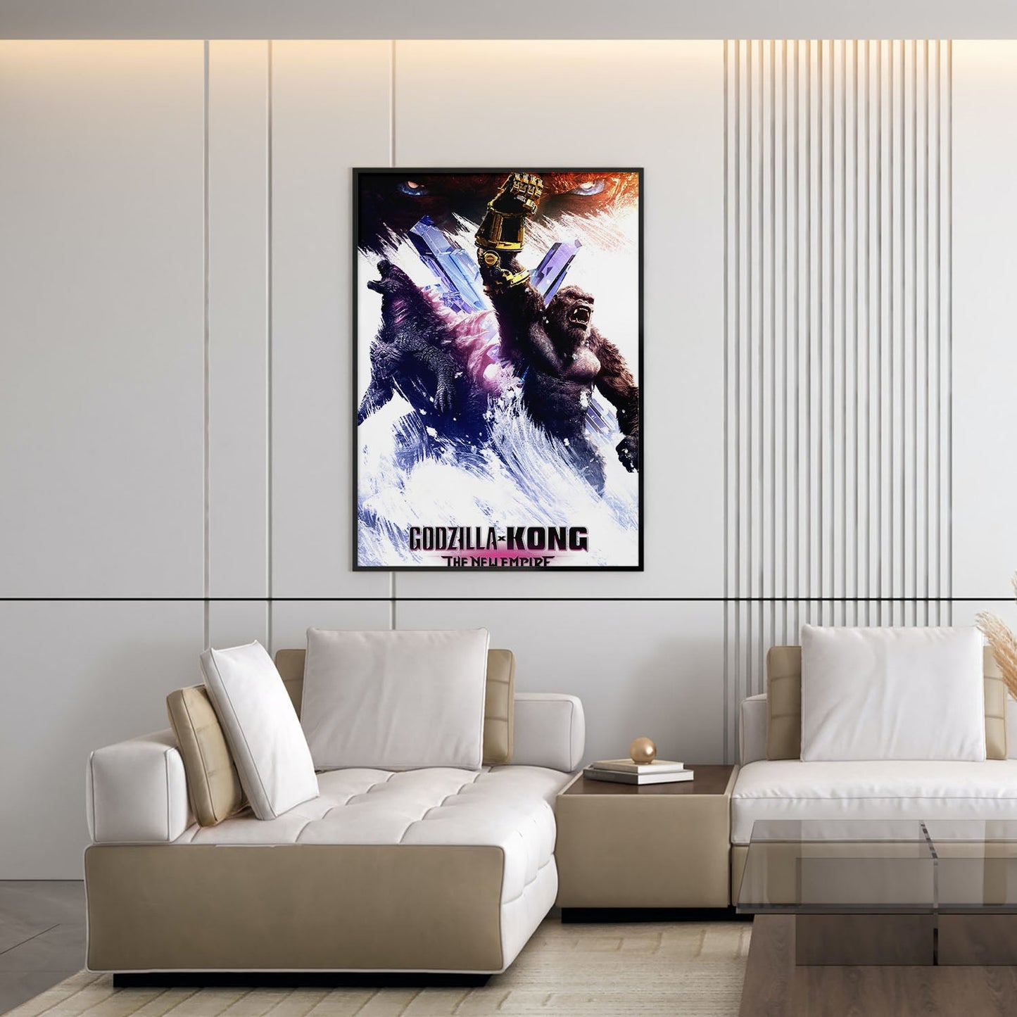 Flex Designs Poster Godzilla x Kong The New Empire 5 x 7" Home Goods - Movie 2024 Movie Poster