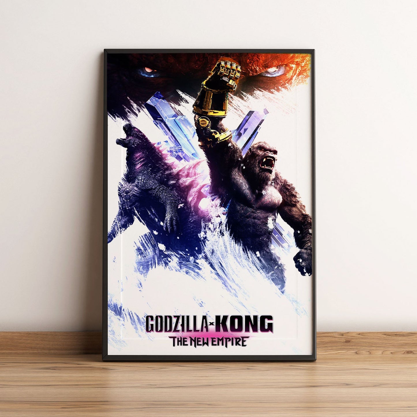 Flex Designs Poster Godzilla x Kong The New Empire 5 x 7" Home Goods - Movie 2024 Movie Poster
