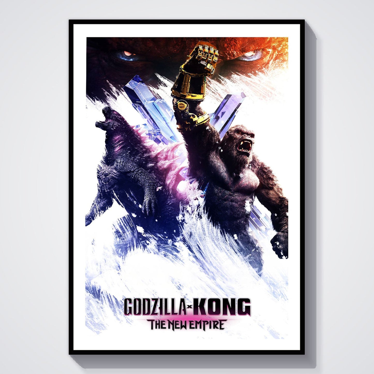 Flex Designs Poster Godzilla x Kong The New Empire 8 x 10" Home Goods - Movie 2024 Movie Poster