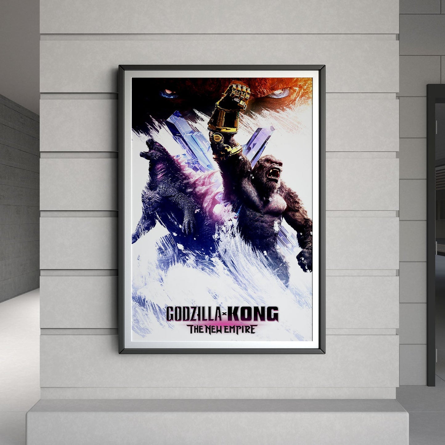 Flex Designs Poster Godzilla x Kong The New Empire 8 x 10" Home Goods - Movie 2024 Movie Poster