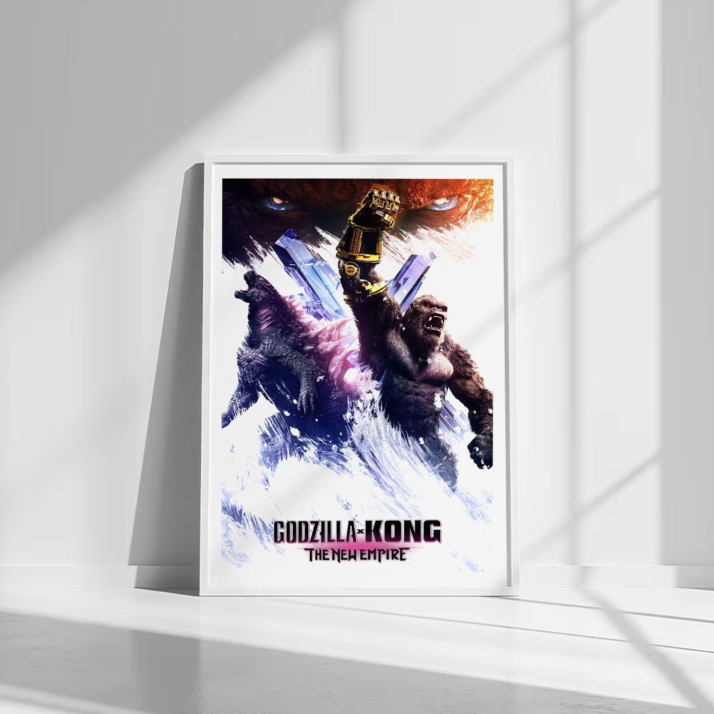 Flex Designs Poster Godzilla x Kong The New Empire 8 x 10" Home Goods - Movie 2024 Movie Poster
