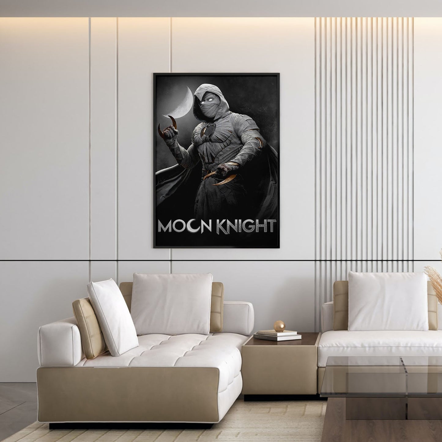 Flex Designs Poster Moon Knight Key Art 5 x 7" Home Goods - TV Show 2022 TV Show Poster