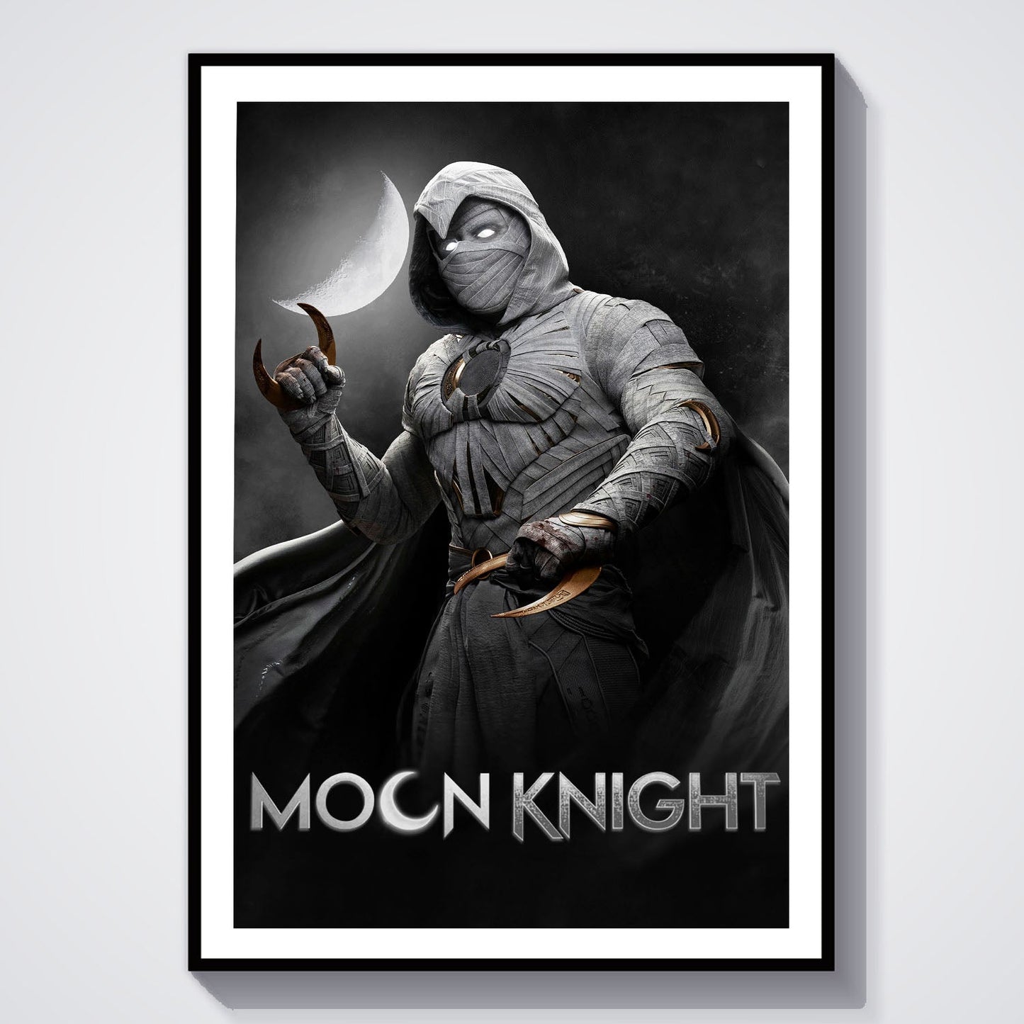 Flex Designs Poster Moon Knight Key Art 8 x 10" Home Goods - TV Show 2022 TV Show Poster