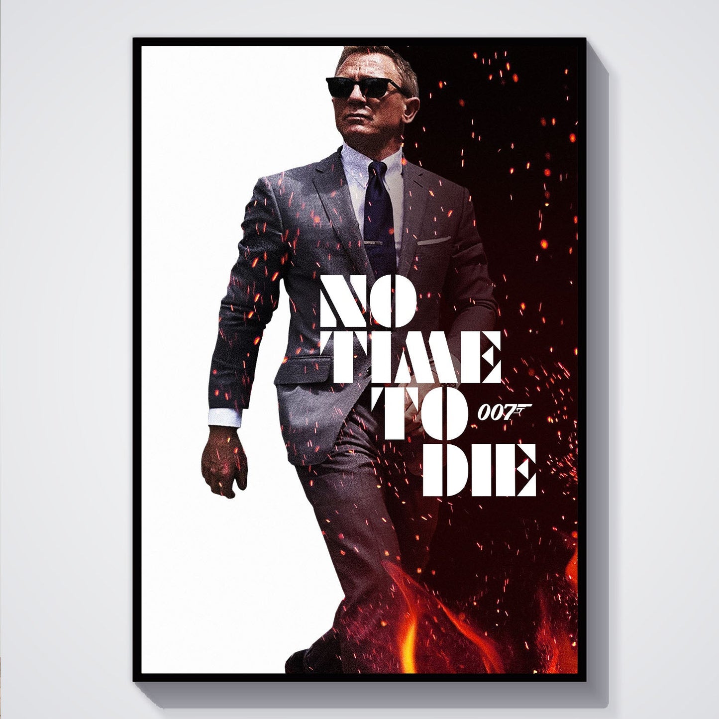 Flex Designs Poster No Time to Die Cinematic 5 x 7" Home Goods - Movie 2021 Movie Poster