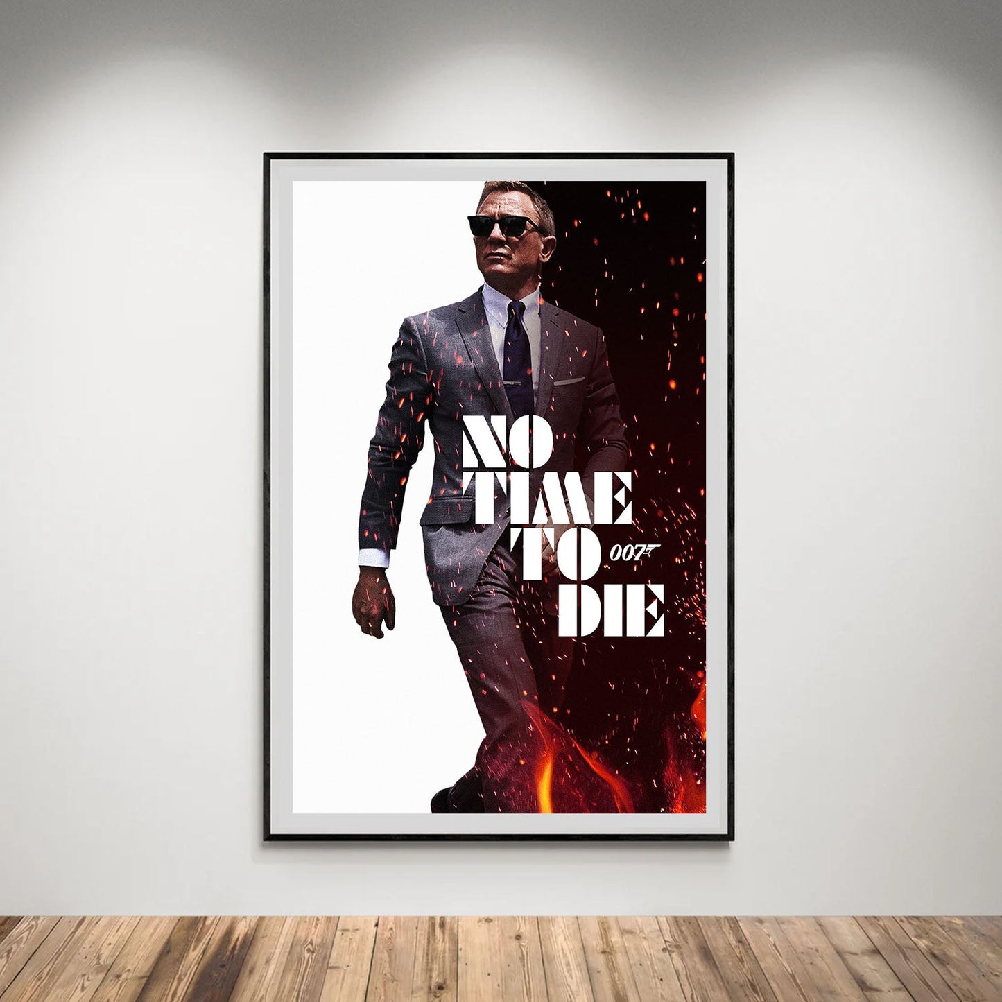 Flex Designs Poster No Time to Die Cinematic 5 x 7" Home Goods - Movie 2021 Movie Poster