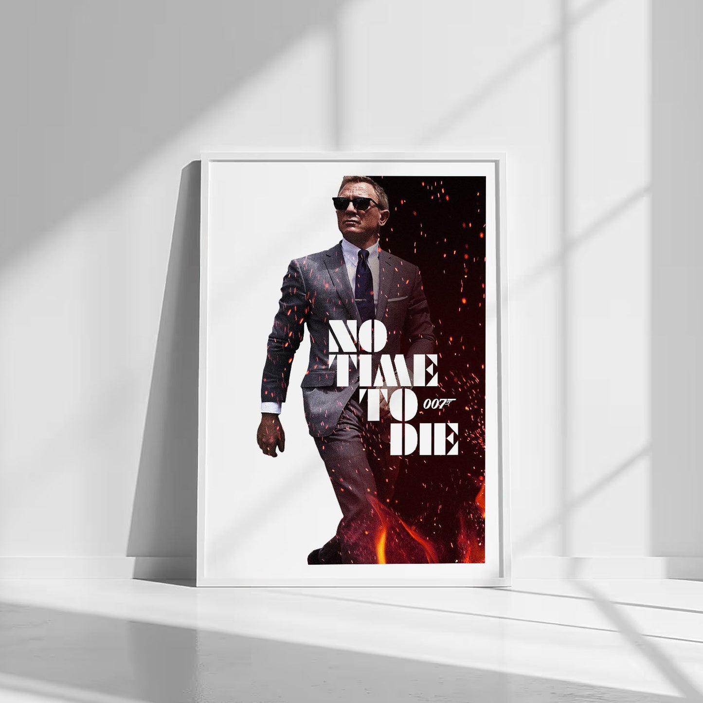 Flex Designs Poster No Time to Die Cinematic 8 x 10" Home Goods - Movie 2021 Movie Poster