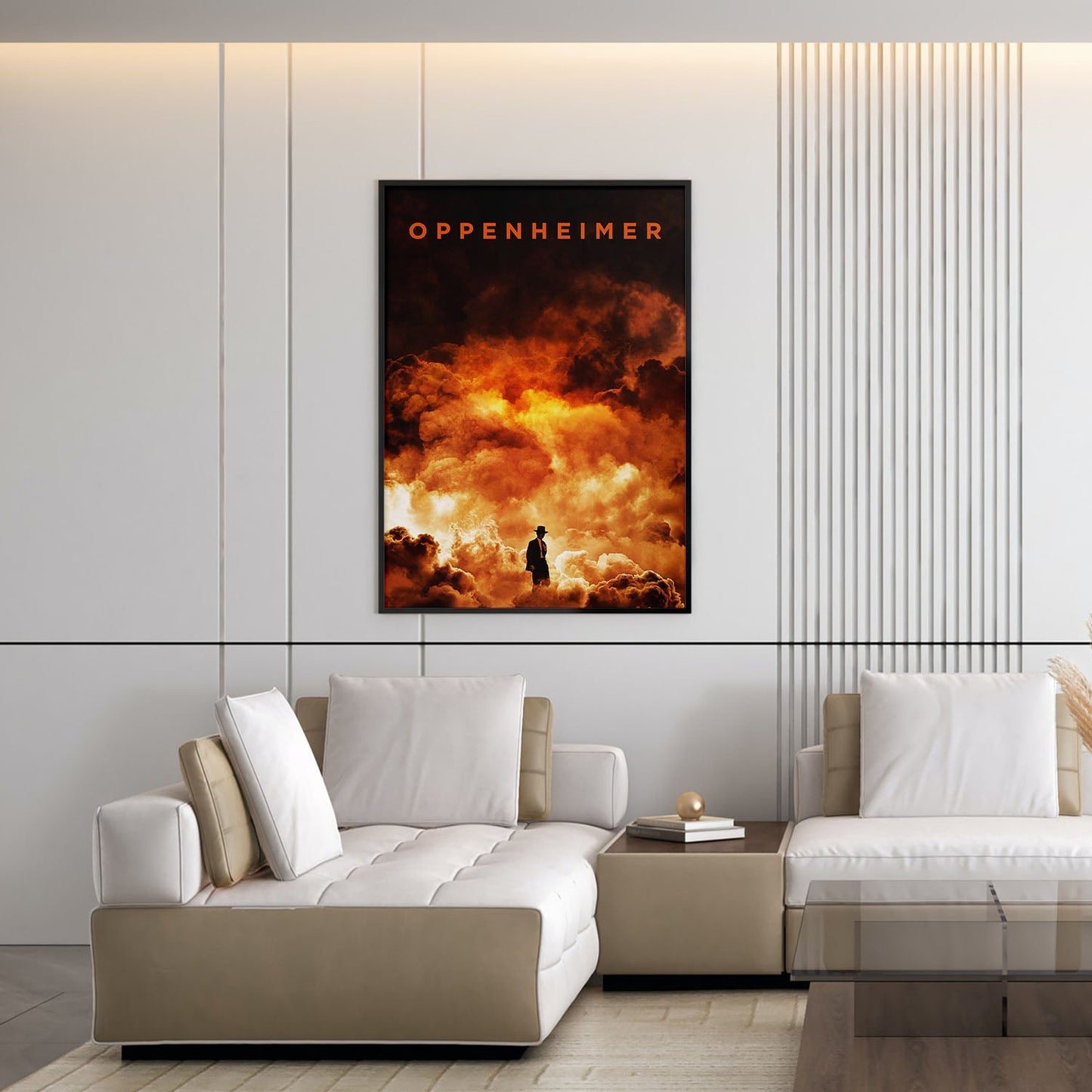 Flex Designs Poster Oppenheimer Cinematic 5 x 7" Home Goods - Movie 2023 Movie Poster