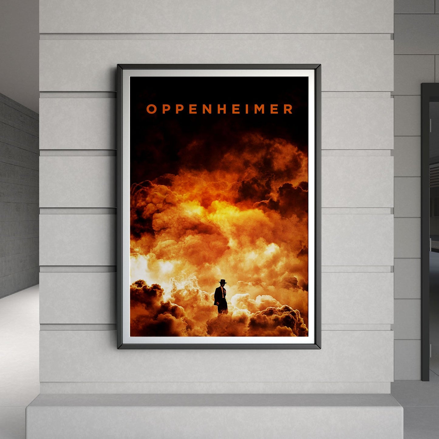 Flex Designs Poster Oppenheimer Cinematic 8 x 10" Home Goods - Movie 2023 Movie Poster