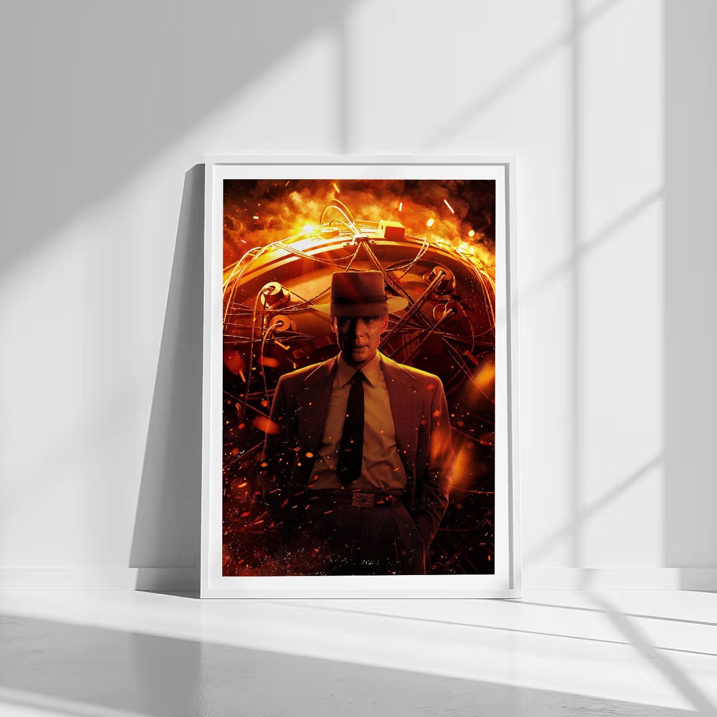Flex Designs Poster Oppenheimer Key Art 8 x 10" Home Goods - Movie 2023 Movie Poster