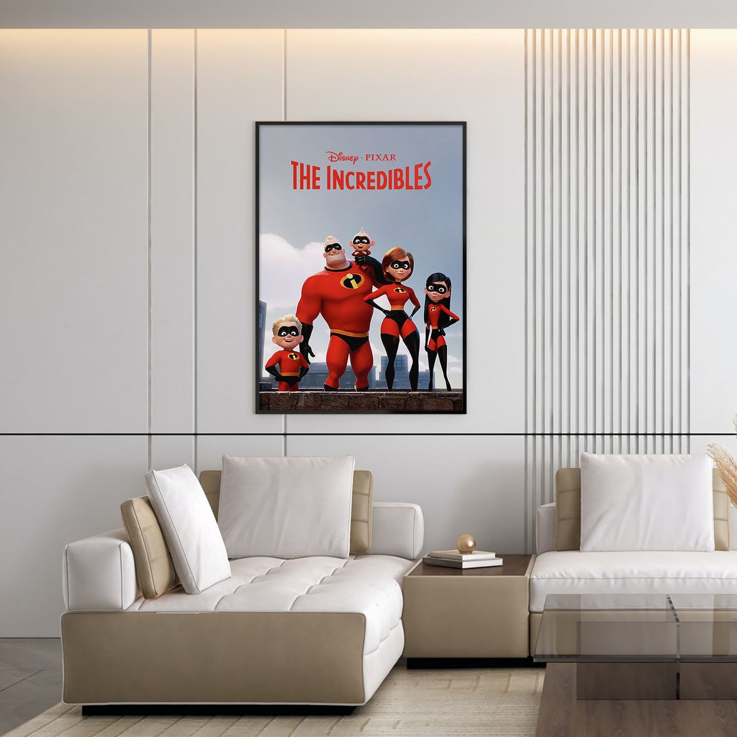 Flex Designs Poster The Incredibles 5 x 7" Home Goods - Movie 2004 Movie Poster