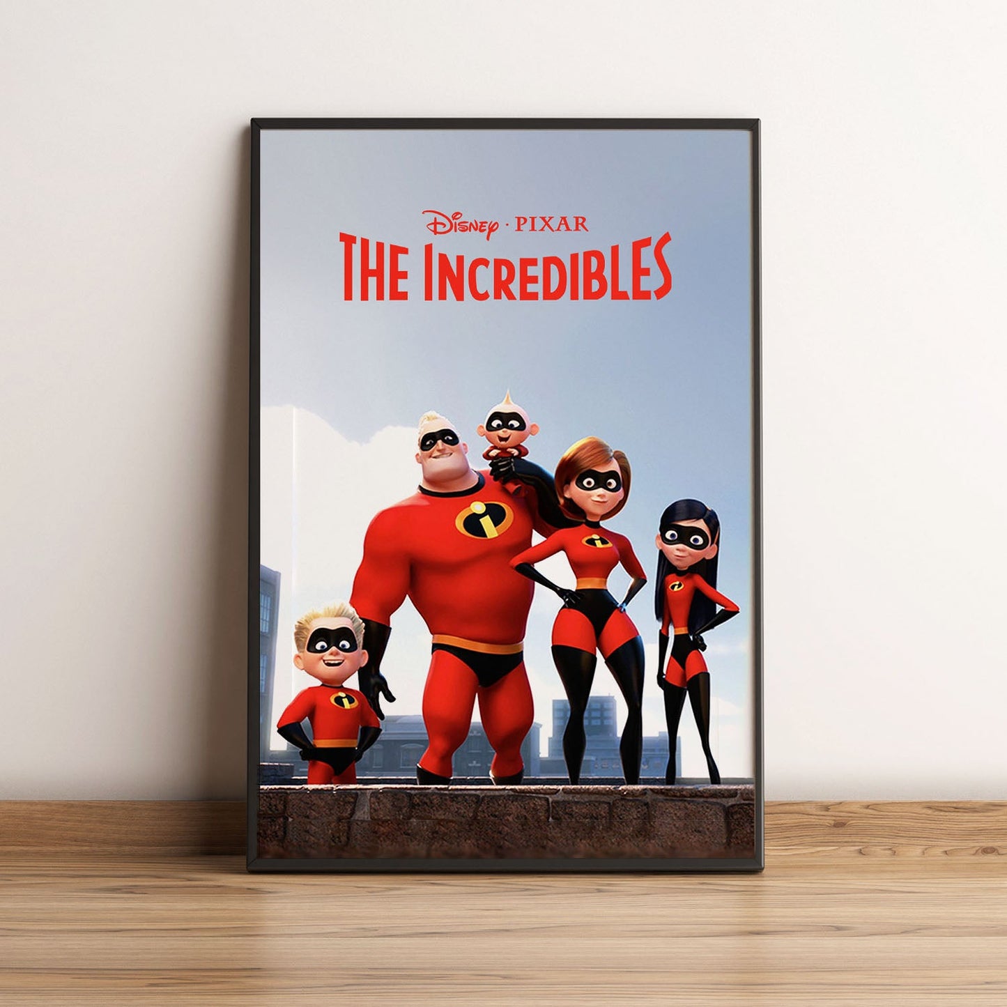 Flex Designs Poster The Incredibles 5 x 7" Home Goods - Movie 2004 Movie Poster