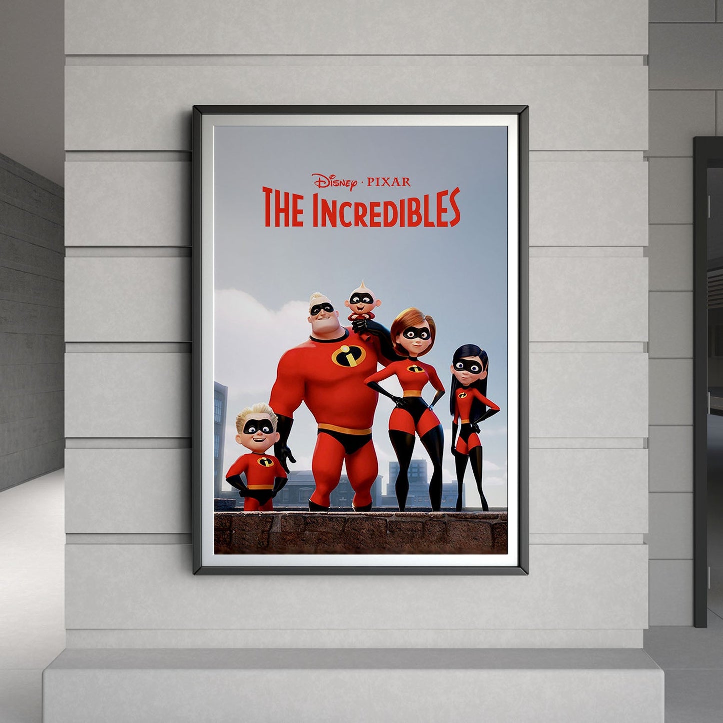 Flex Designs Poster The Incredibles 8 x 10" Home Goods - Movie 2004 Movie Poster