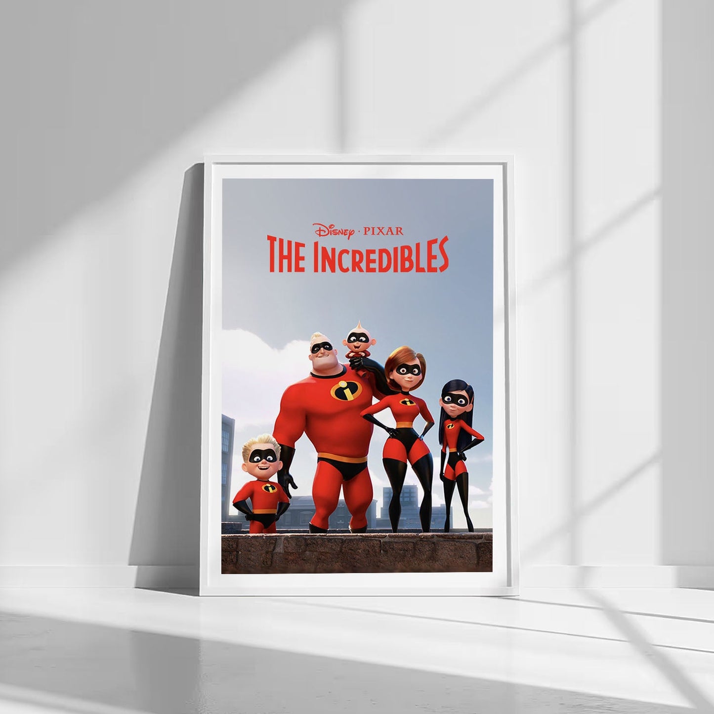 Flex Designs Poster The Incredibles 8 x 10" Home Goods - Movie 2004 Movie Poster