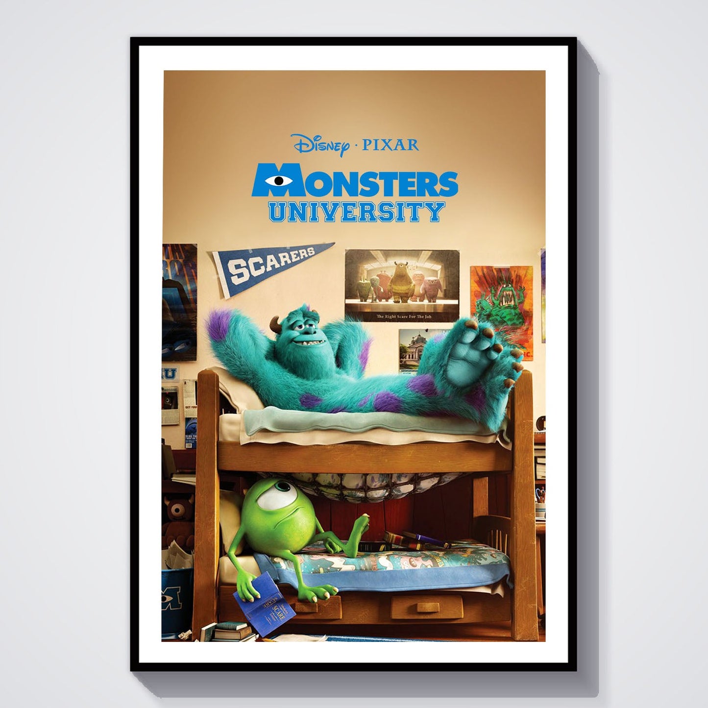 Flex Designs Poster Monsters University 8 x 10" Home Goods - Movie 2013 Movie Poster