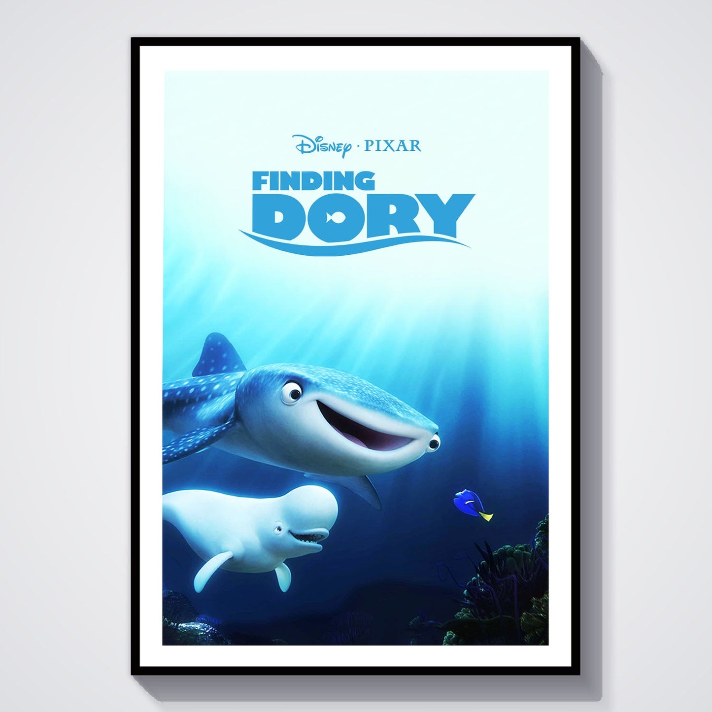 Flex Designs Poster Finding Dory 8 x 10" Home Goods - Movie 2016 Movie Poster
