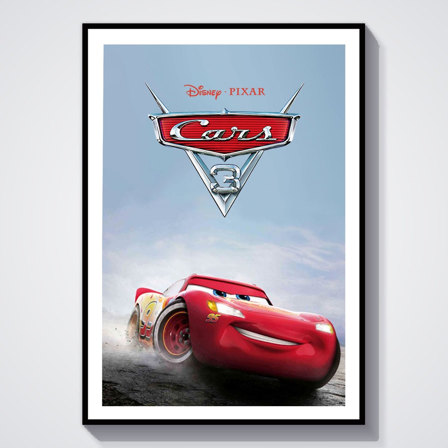 Flex Designs Poster Cars 3 8 x 10" Home Goods - Movie 2017 Movie Poster