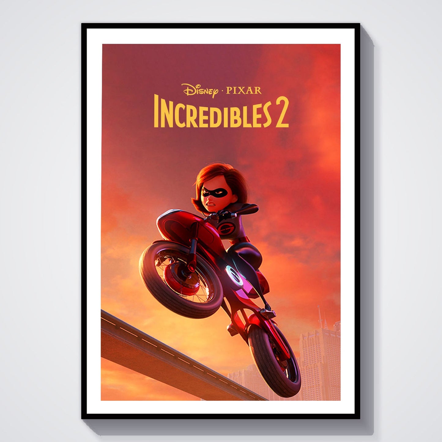 Flex Designs Poster Incredibles 2 8 x 10" Home Goods - Movie 2018 Movie Poster