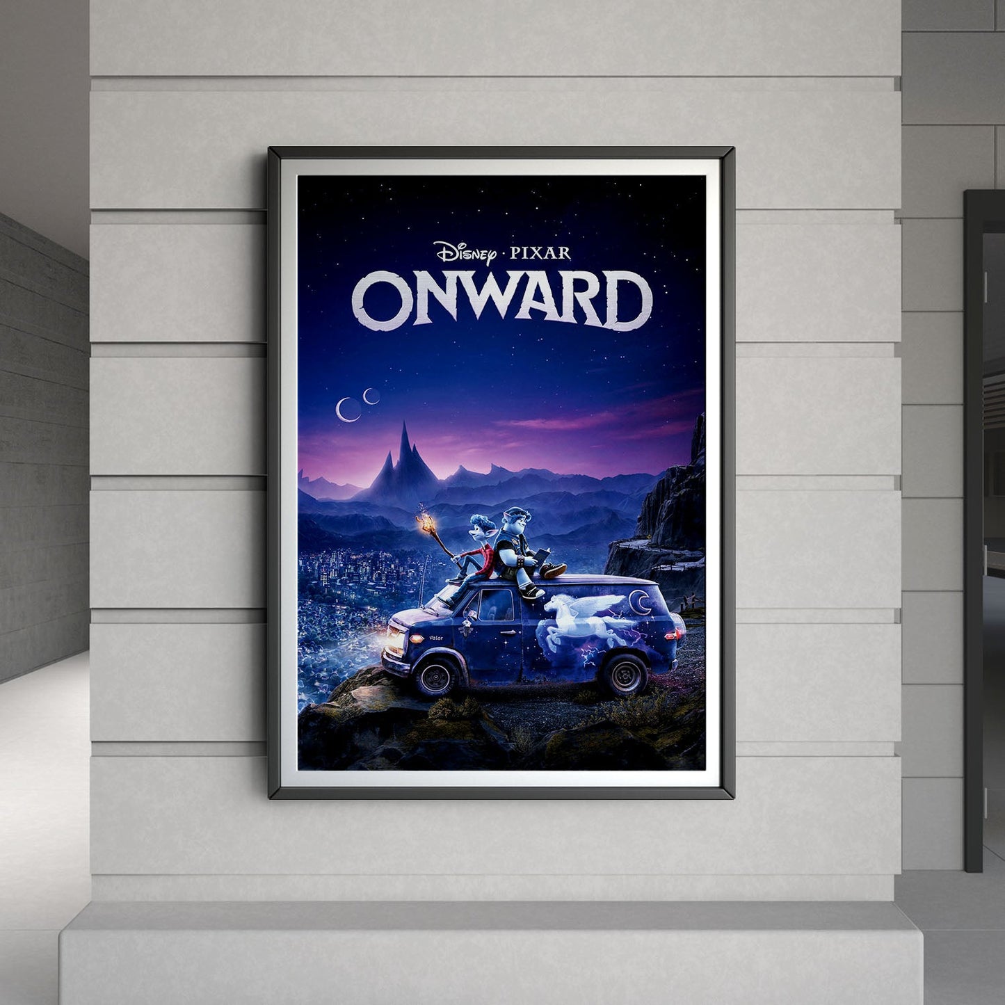 Flex Designs Poster Onward 8 x 10" Home Goods - Movie 2020 Movie Poster