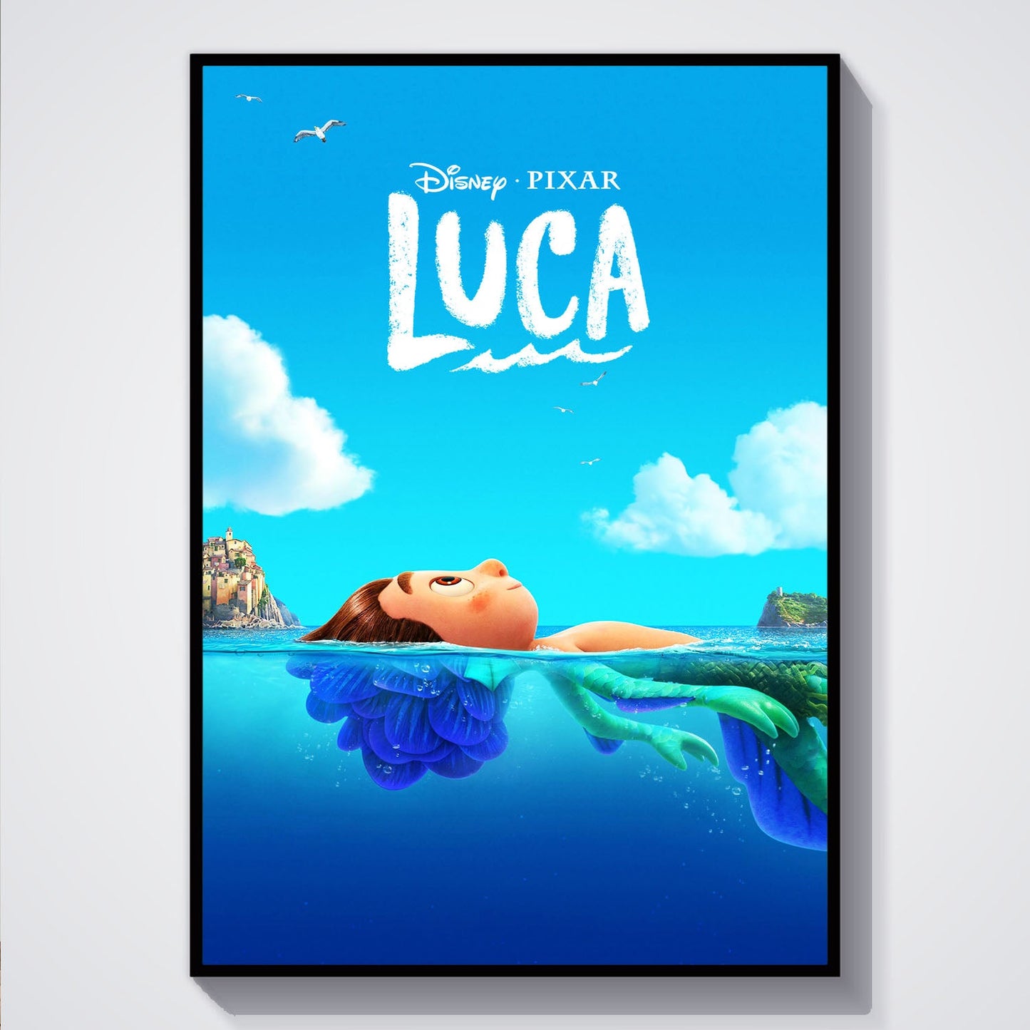 Flex Designs Poster Luca 5 x 7" Home Goods - Movie 2021 Movie Poster