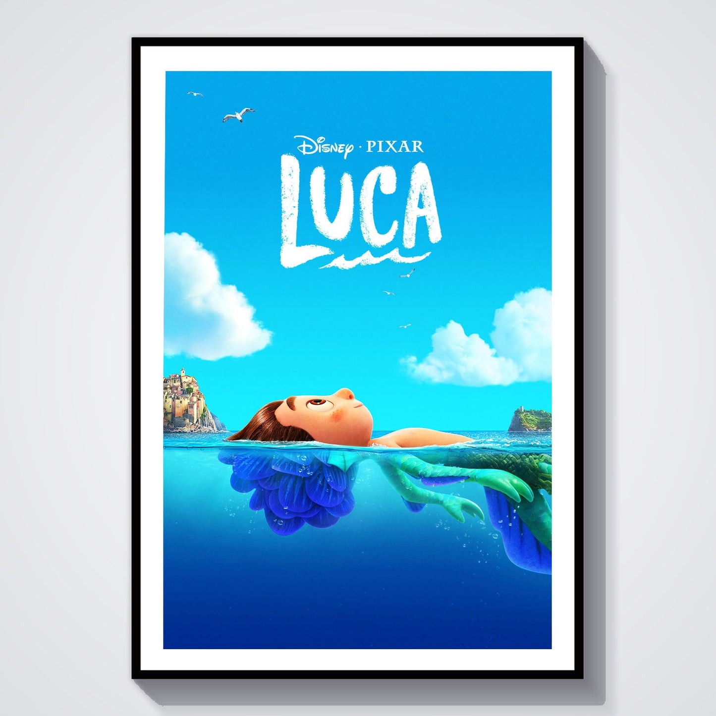 Flex Designs Poster Luca 8 x 10" Home Goods - Movie 2021 Movie Poster