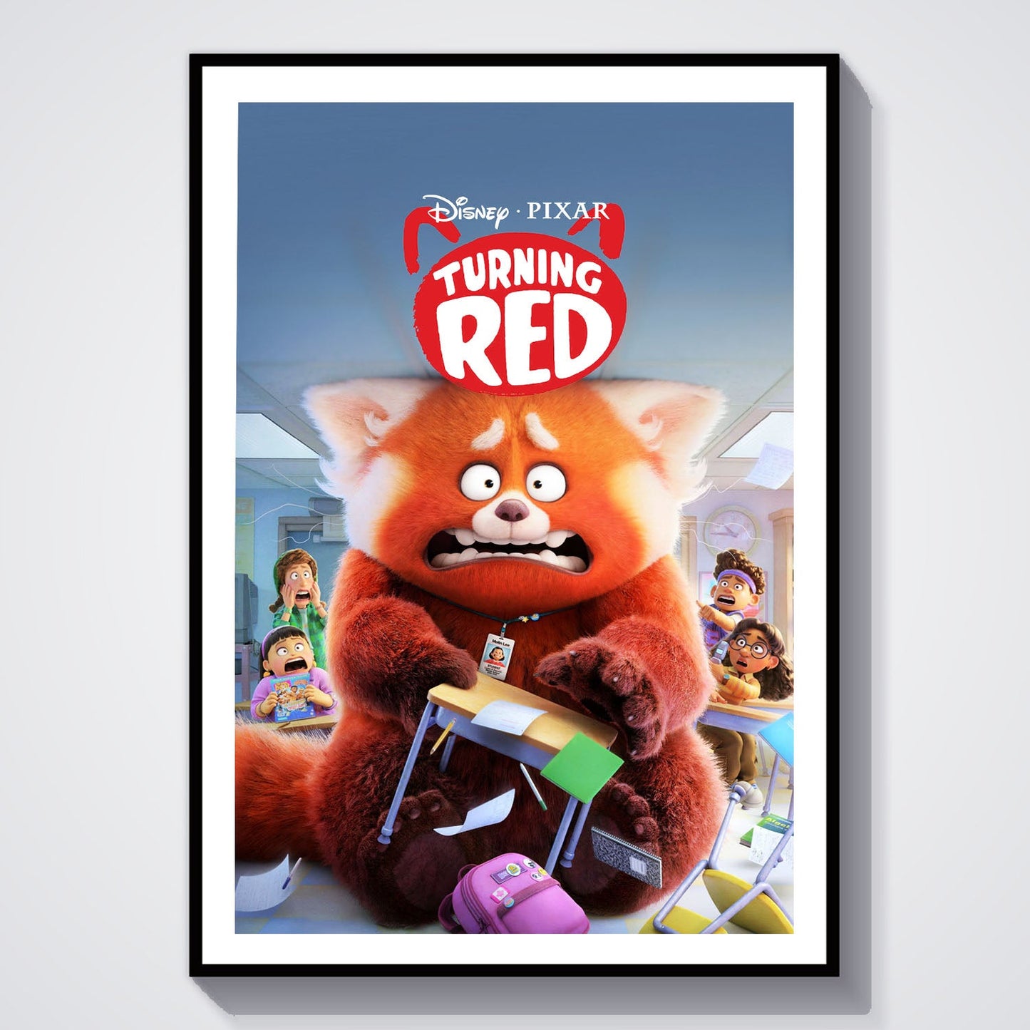 Flex Designs Poster Turning Red 8 x 10" Home Goods - Movie 2022 Movie Poster