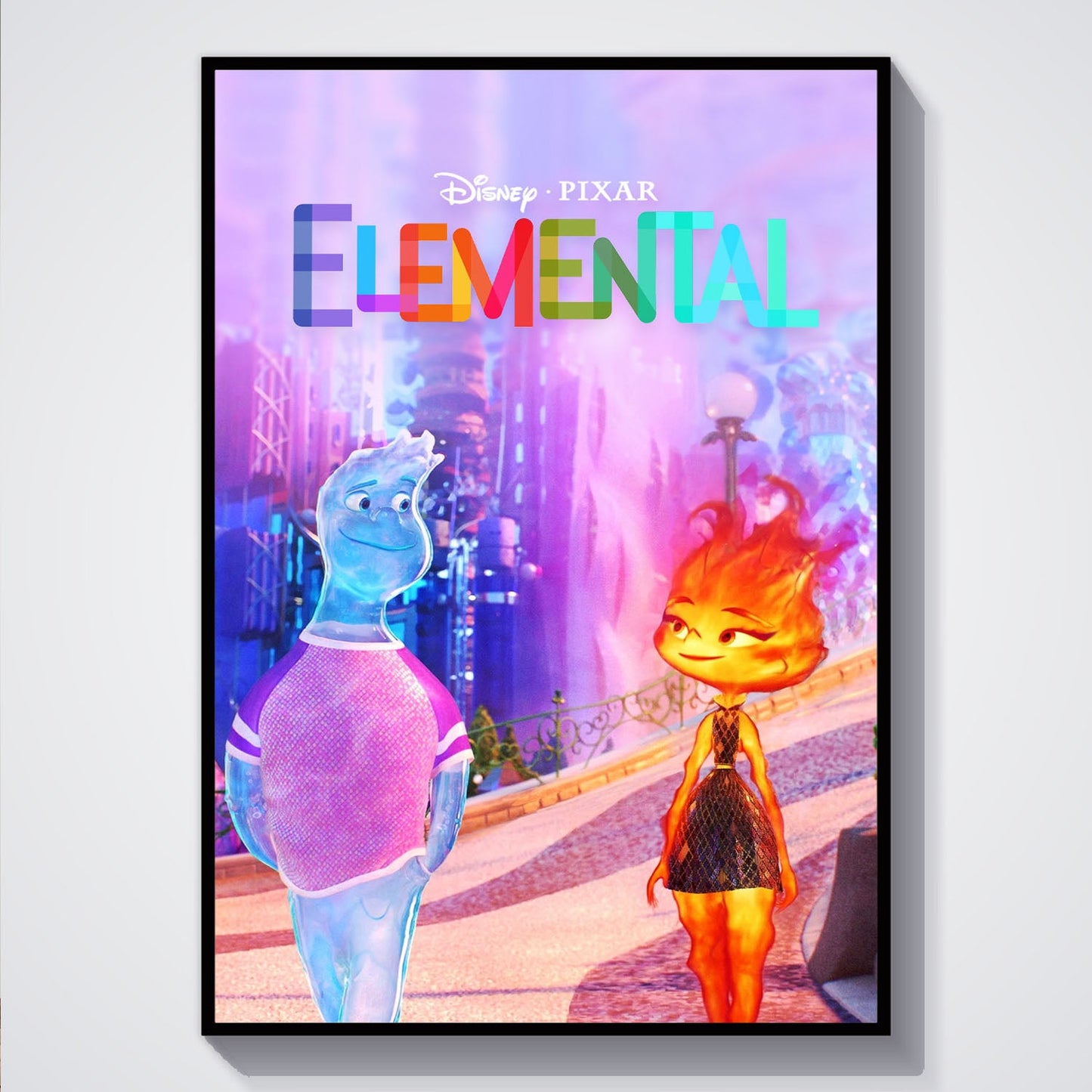 Flex Designs Poster Elemental 5 x 7" Home Goods - Movie 2023 Movie Poster