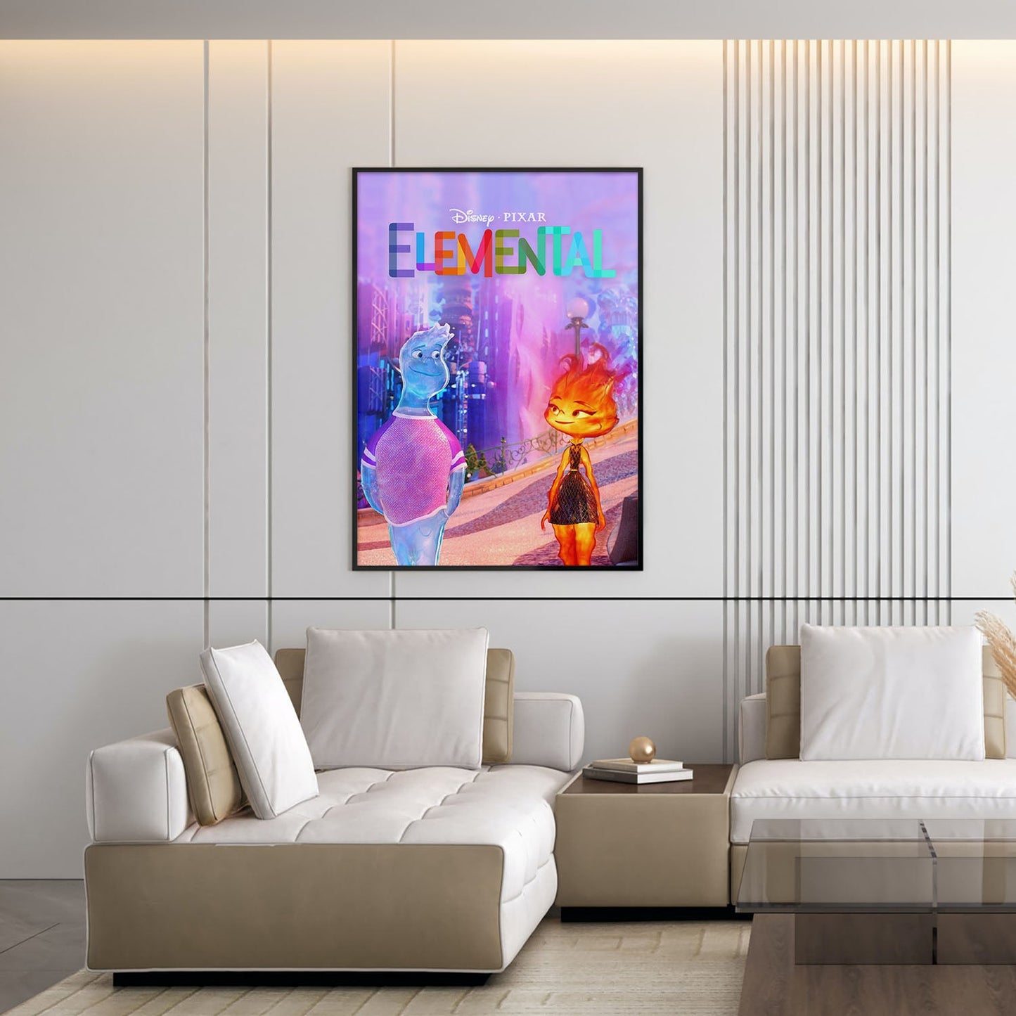 Flex Designs Poster Elemental 5 x 7" Home Goods - Movie 2023 Movie Poster
