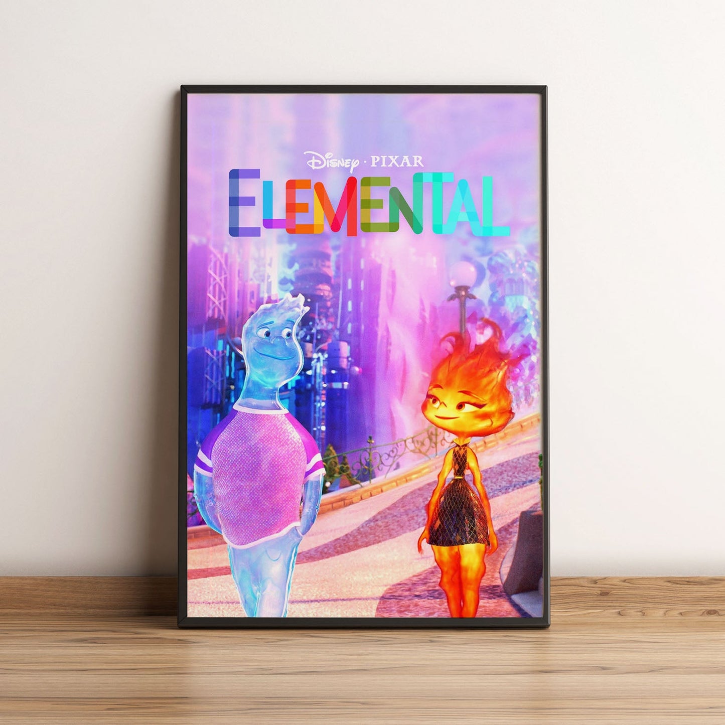 Flex Designs Poster Elemental 5 x 7" Home Goods - Movie 2023 Movie Poster
