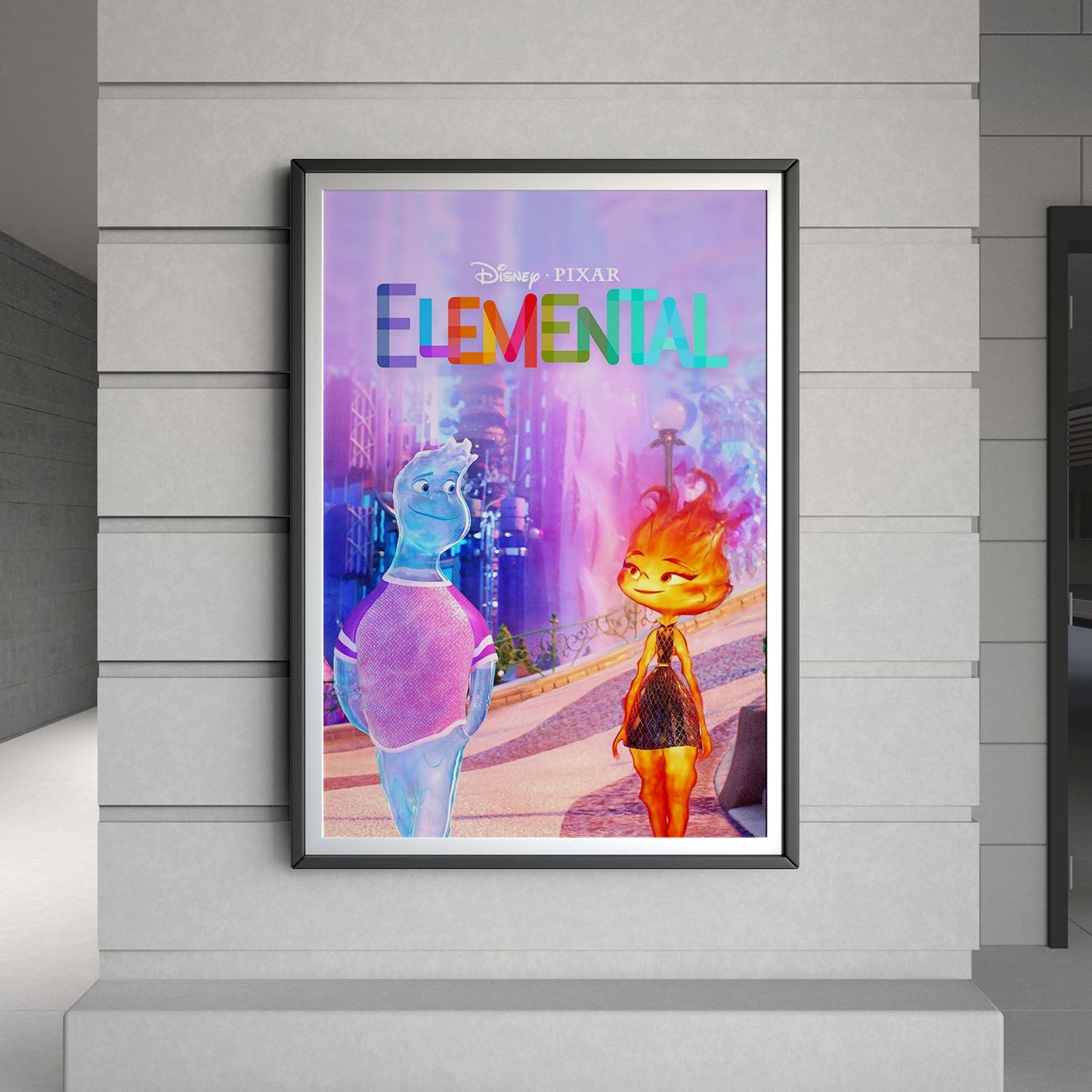 Flex Designs Poster Elemental 8 x 10" Home Goods - Movie 2023 Movie Poster