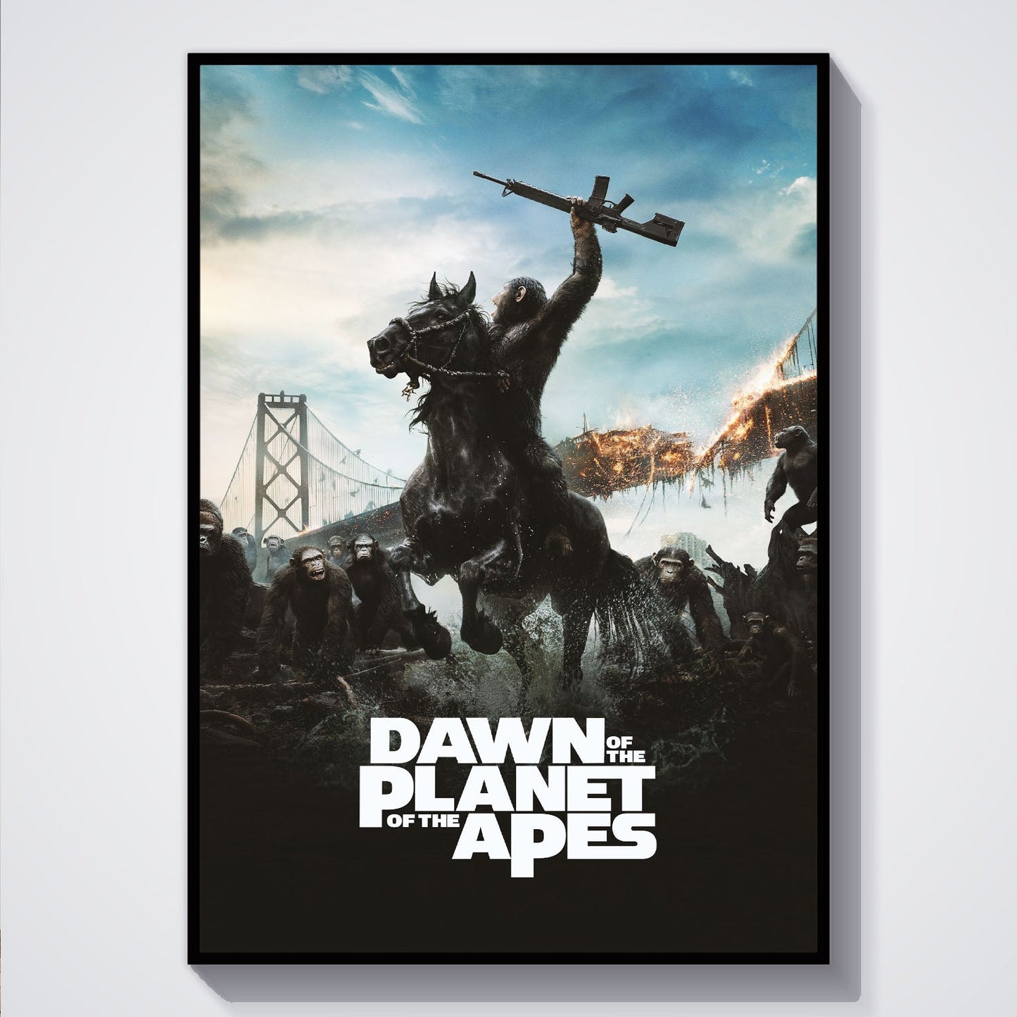 Flex Designs Poster Dawn of the Planet of the Apes 5 x 7" Home Goods - Movie 2014 Movie Poster