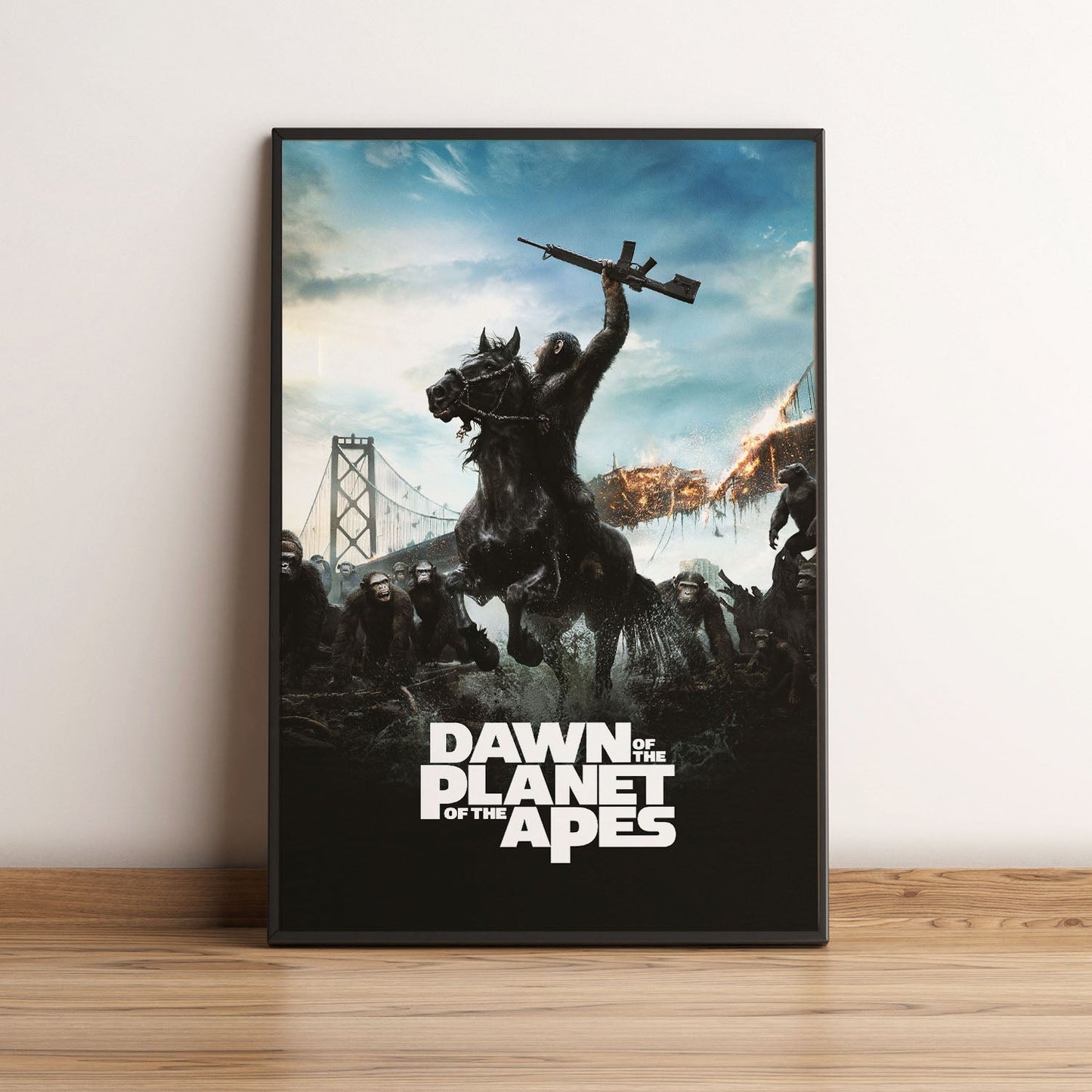 Flex Designs Poster Dawn of the Planet of the Apes 5 x 7" Home Goods - Movie 2014 Movie Poster