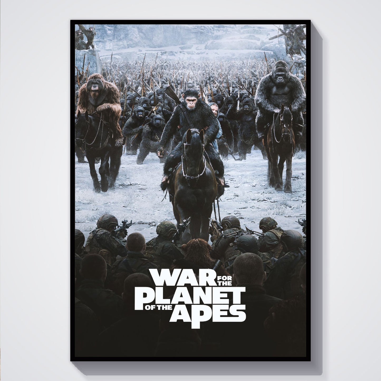 Flex Designs Poster War for the Planet of the Apes 5 x 7" Home Goods - Movie 2017 Movie Poster