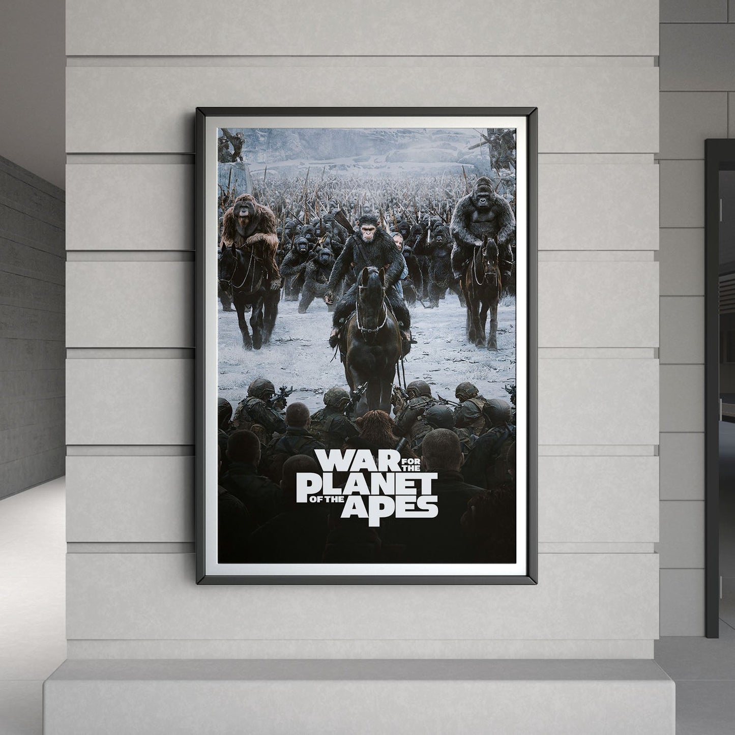 Flex Designs Poster War for the Planet of the Apes 8 x 10" Home Goods - Movie 2017 Movie Poster