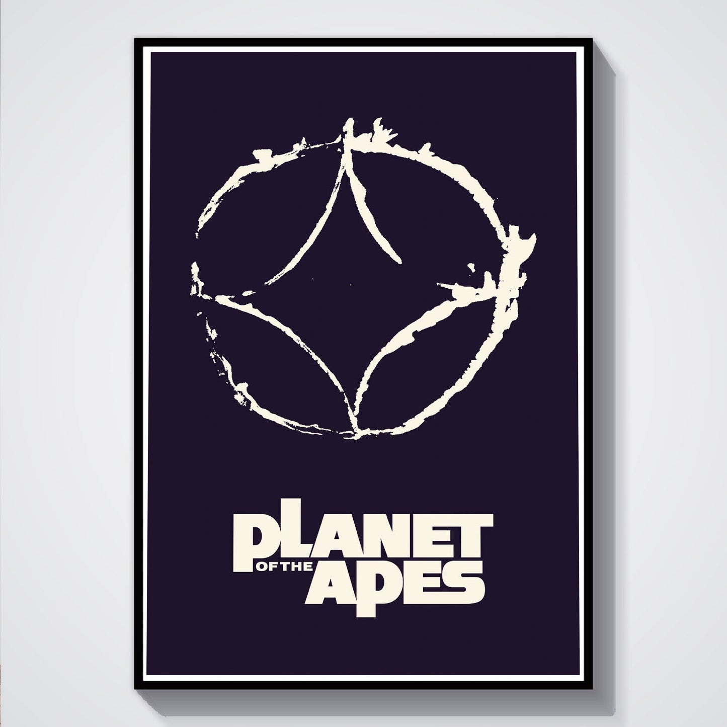 Flex Designs Poster Planet of the Apes Collection Minimalist 5 x 7" Home Goods - Movie Movie Poster