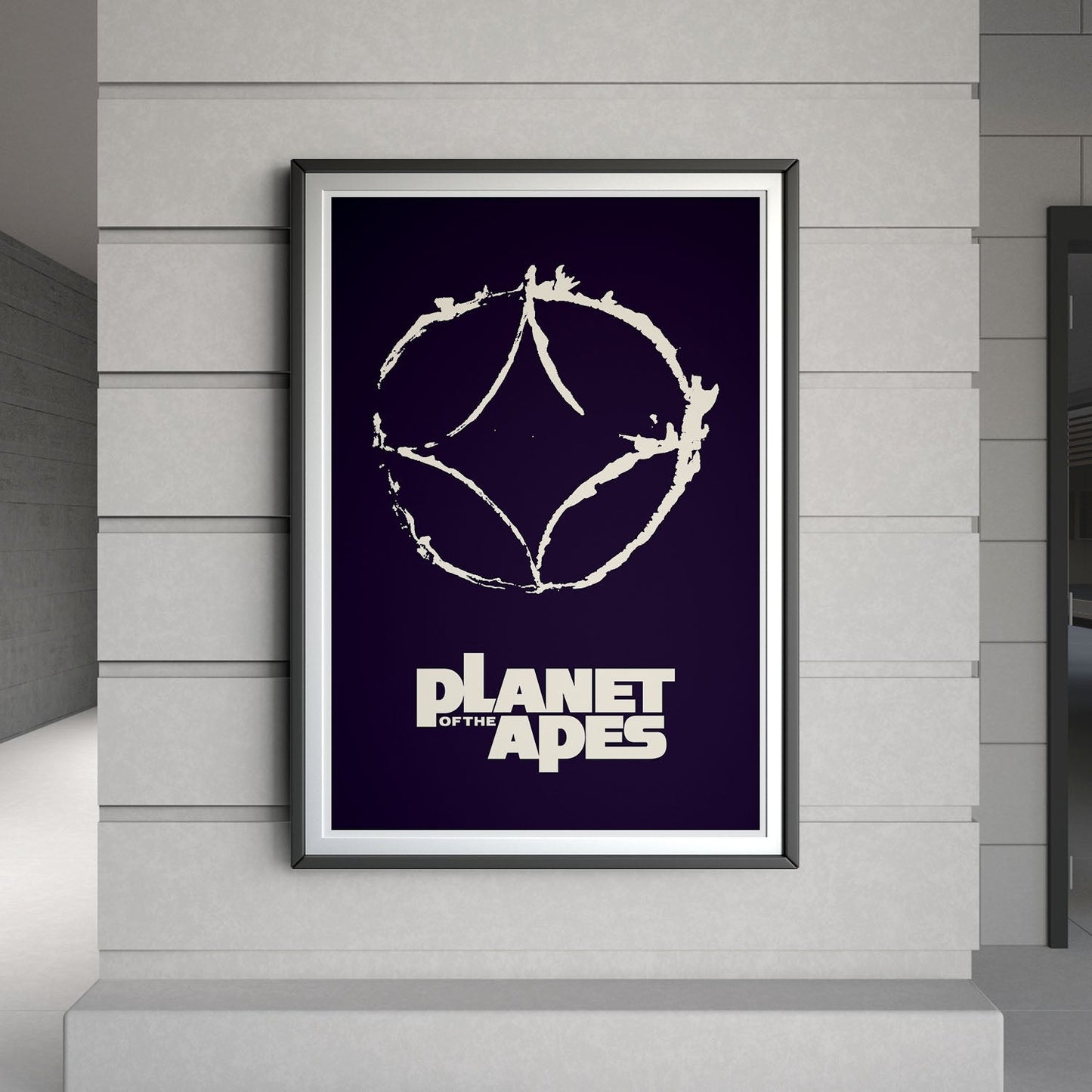 Flex Designs Poster Planet of the Apes Collection Minimalist 8 x 10" Home Goods - Movie Movie Poster