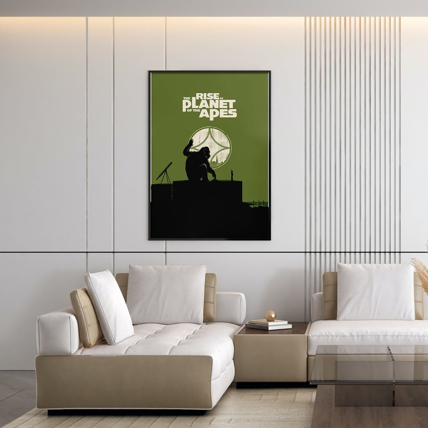 Flex Designs Poster Rise of the Planet of the Apes Minimalist 5 x 7" Home Goods - Movie 2011 Movie Poster