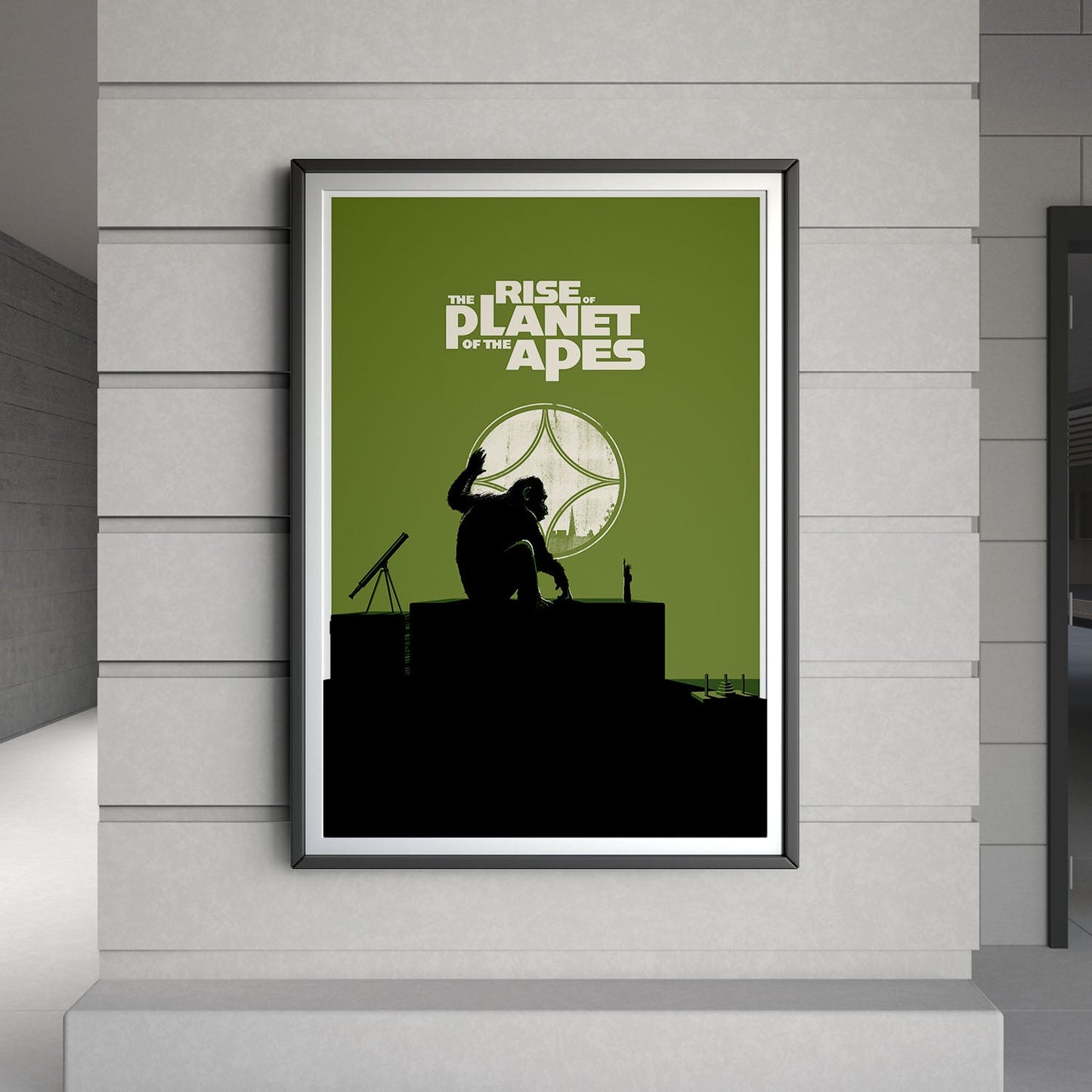 Flex Designs Poster Rise of the Planet of the Apes Minimalist 8 x 10" Home Goods - Movie 2011 Movie Poster