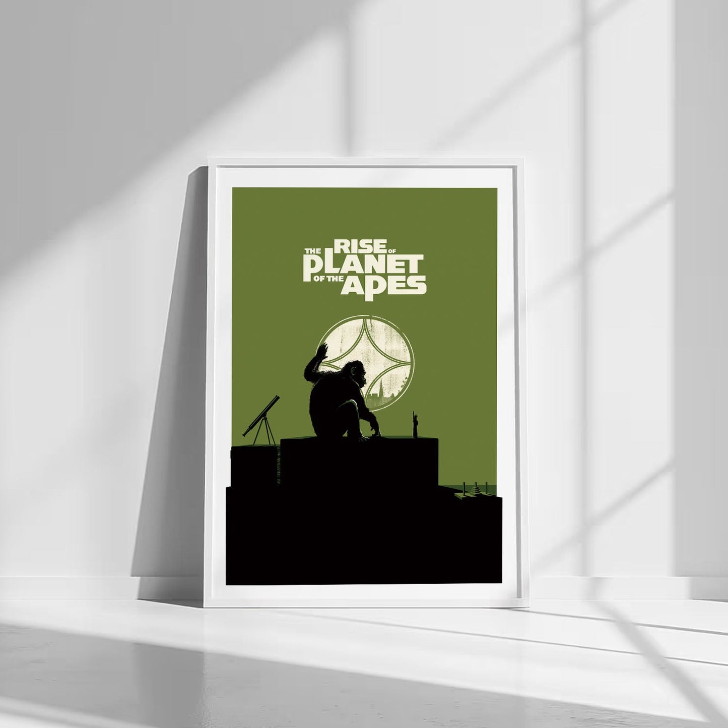Flex Designs Poster Rise of the Planet of the Apes Minimalist 8 x 10" Home Goods - Movie 2011 Movie Poster