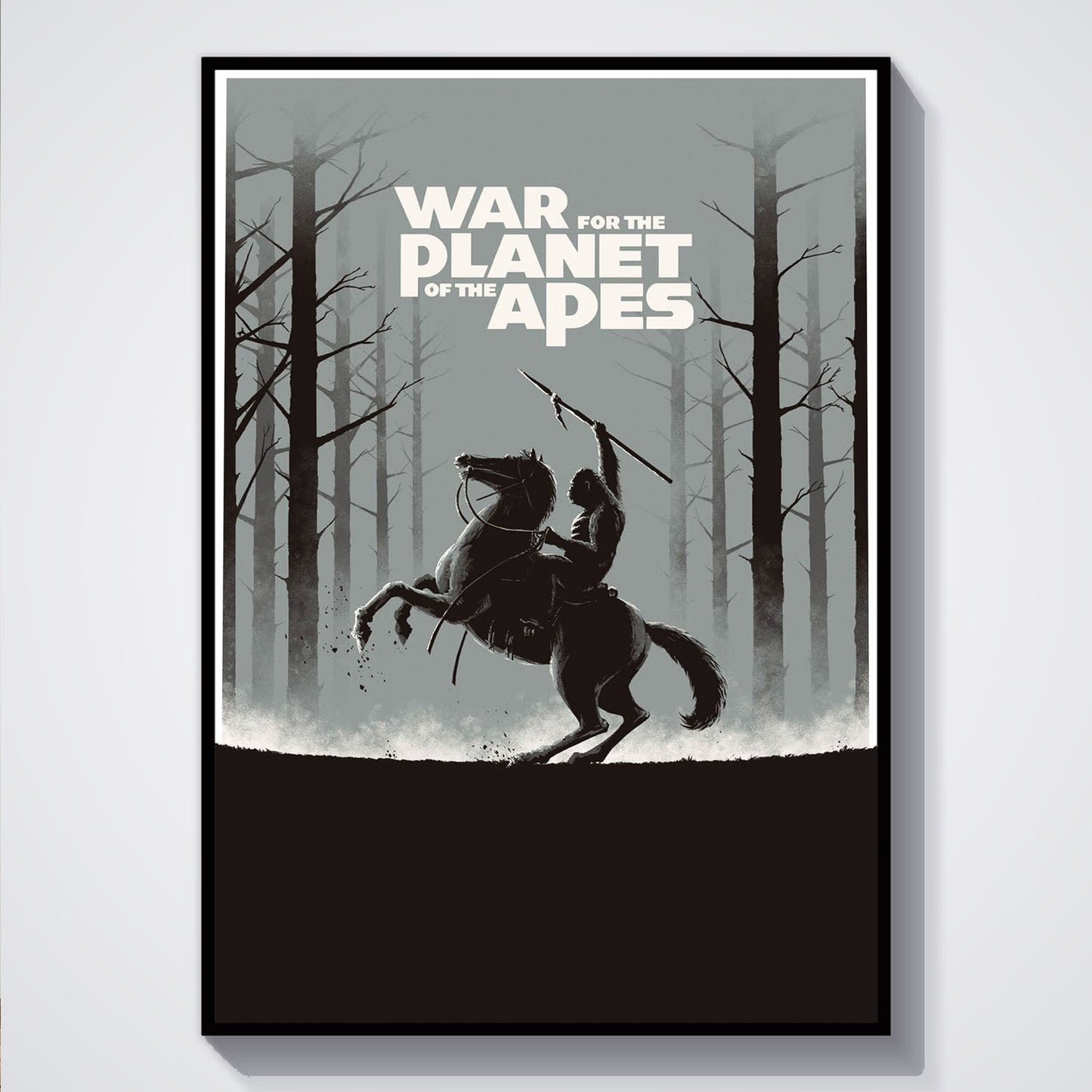 Flex Designs Poster War for the Planet of the Apes Minimalist 5 x 7" Home Goods - Movie 2017 Movie Poster